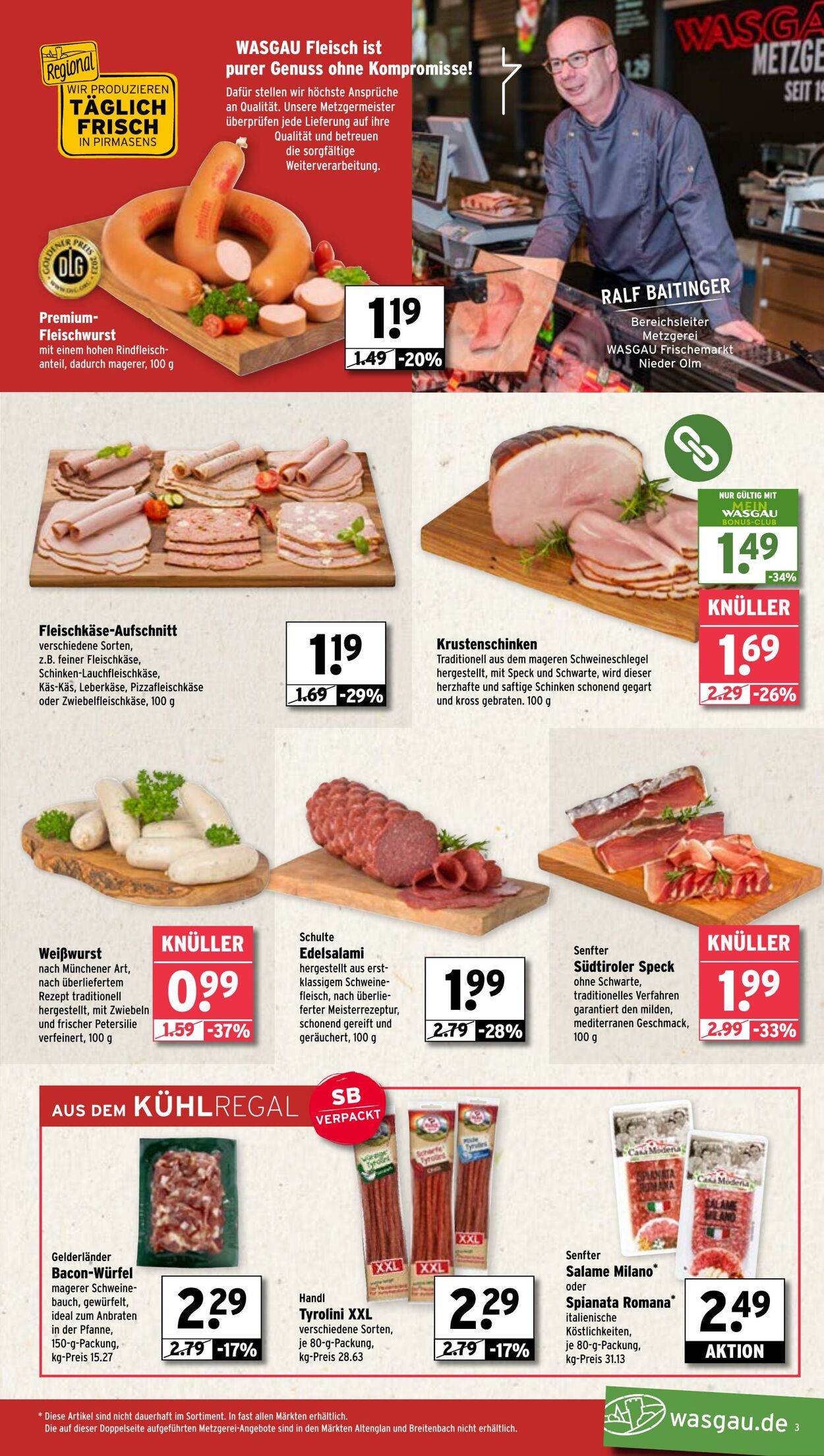 Prospekt Wasgau 16.06.2025 - 21.06.2025