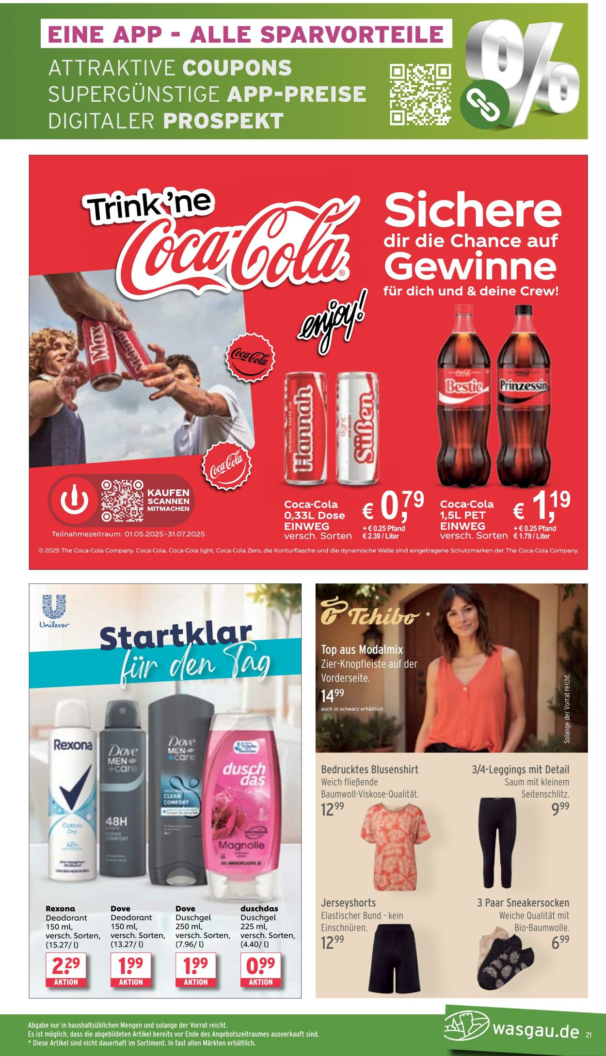 Prospekt Wasgau 16.06.2025 - 21.06.2025