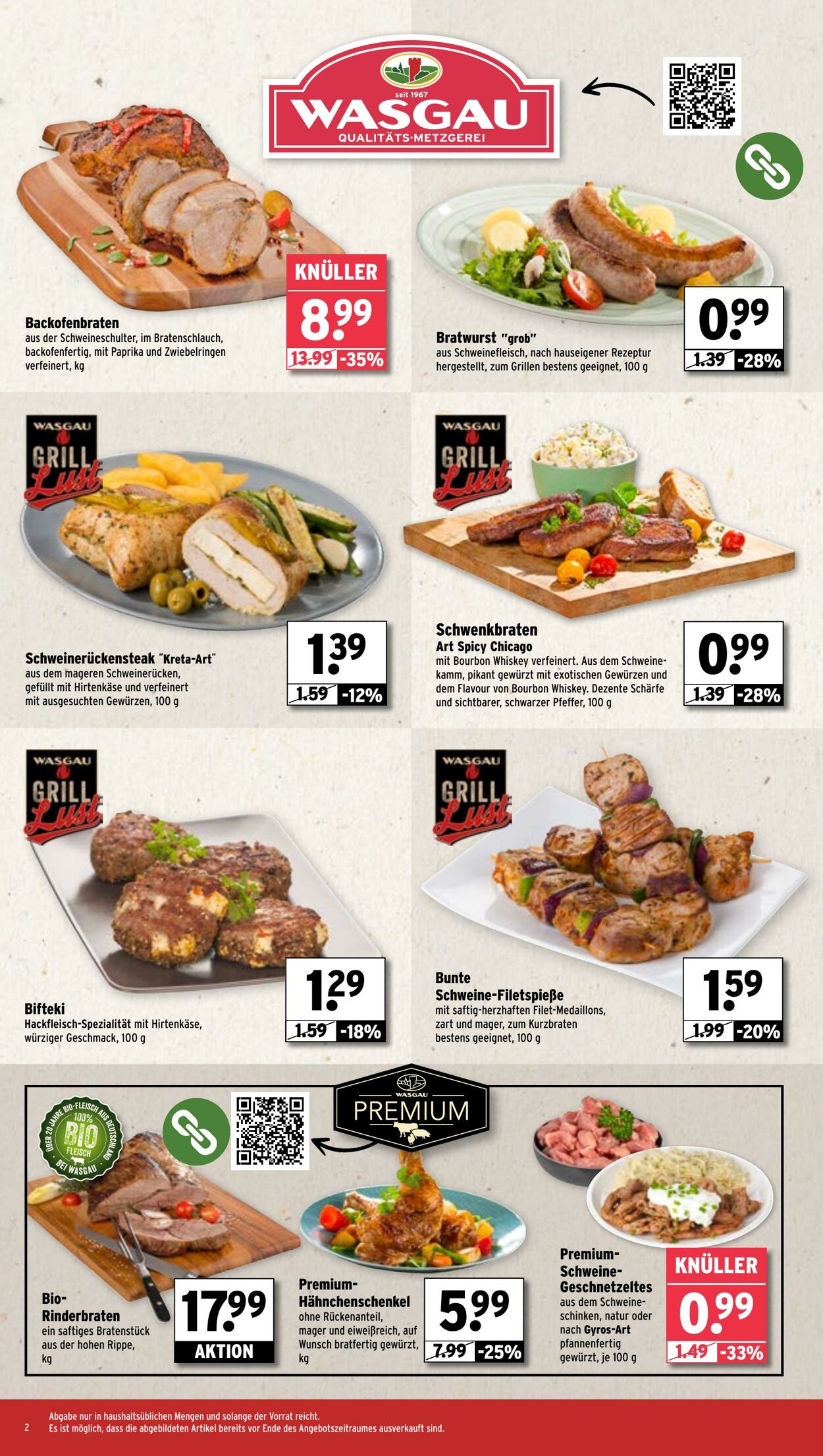 Prospekt Wasgau 16.06.2025 - 21.06.2025
