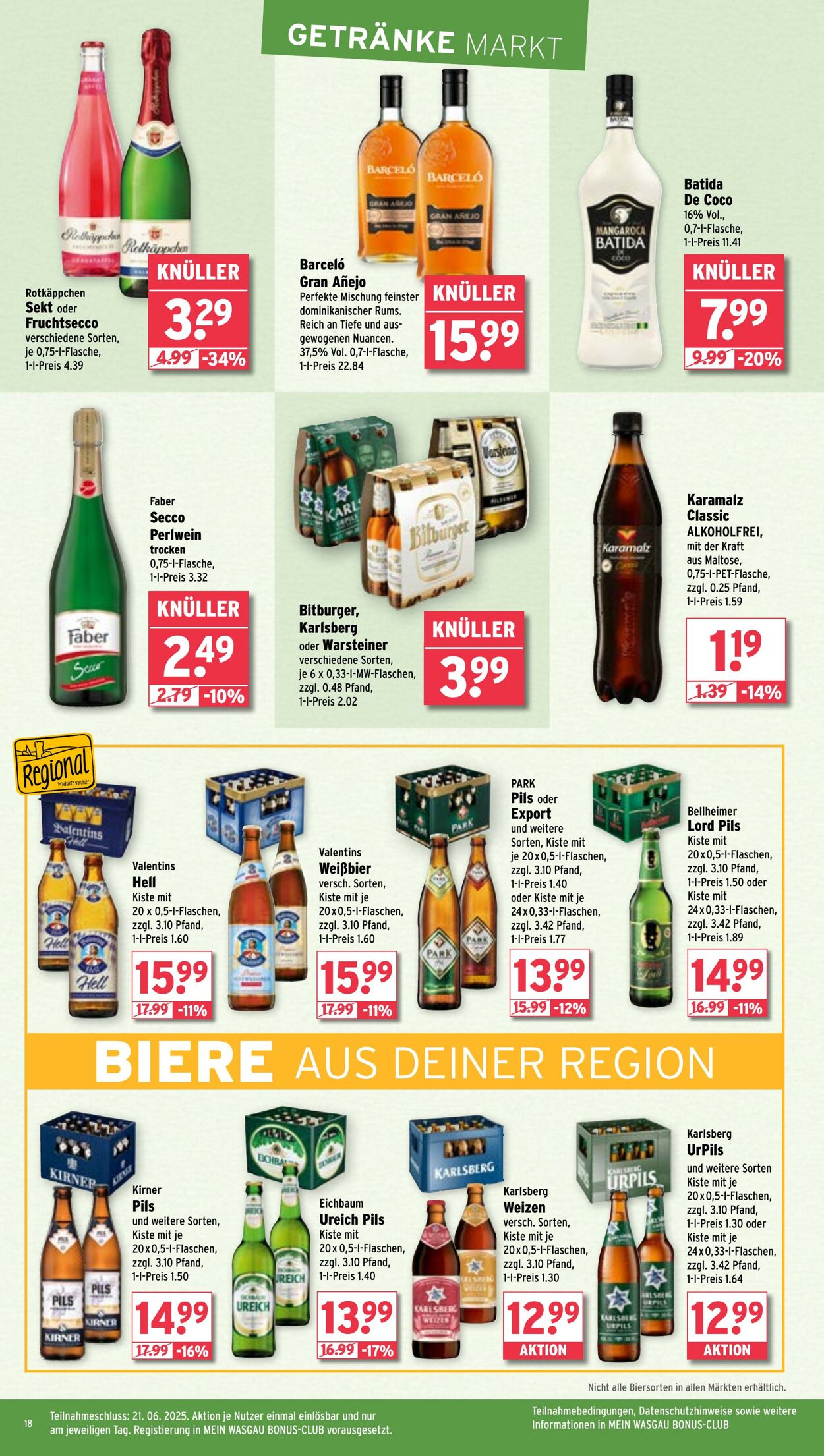 Prospekt Wasgau 16.06.2025 - 21.06.2025