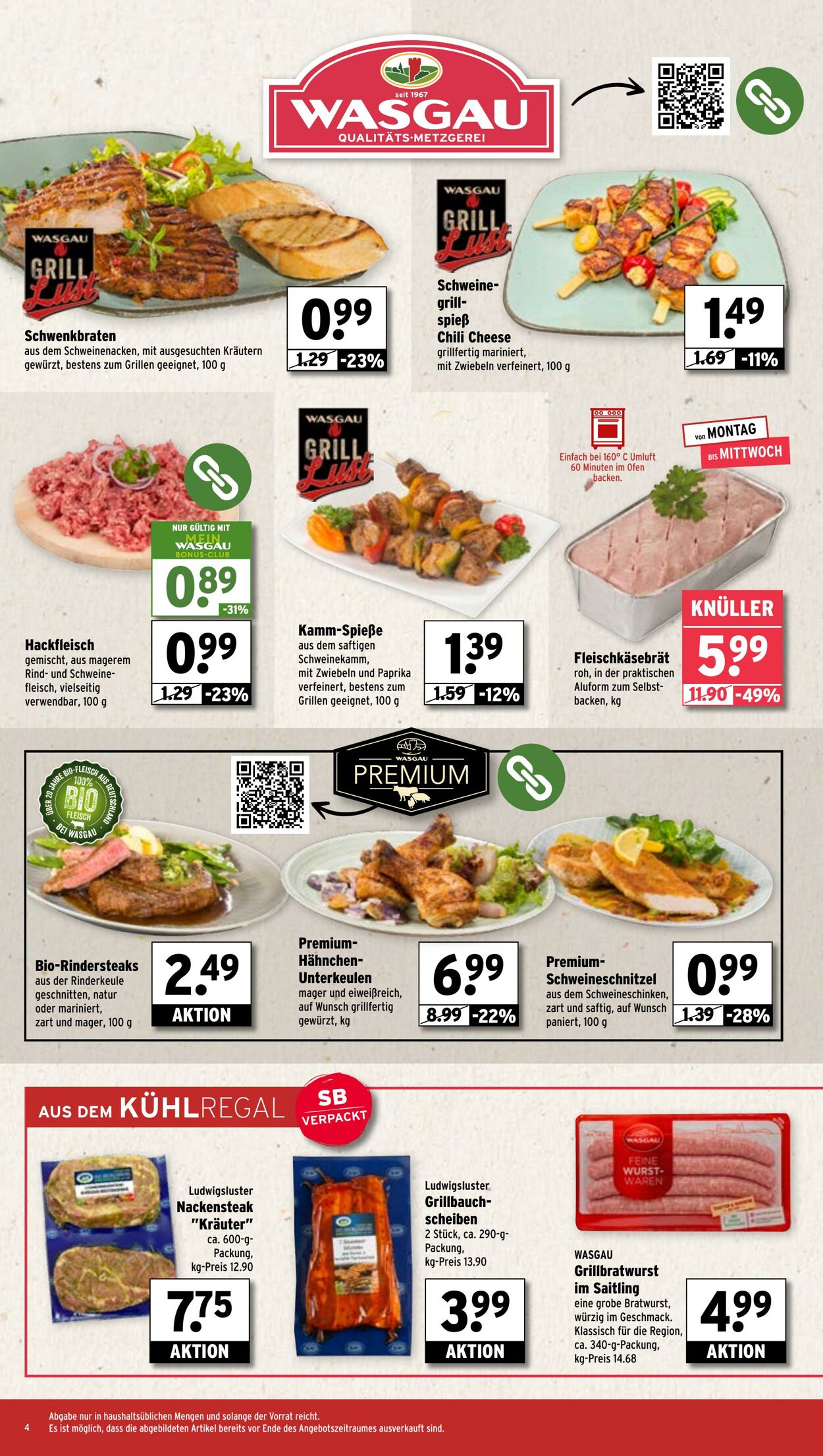 Prospekt Wasgau 23.06.2025 - 28.06.2025