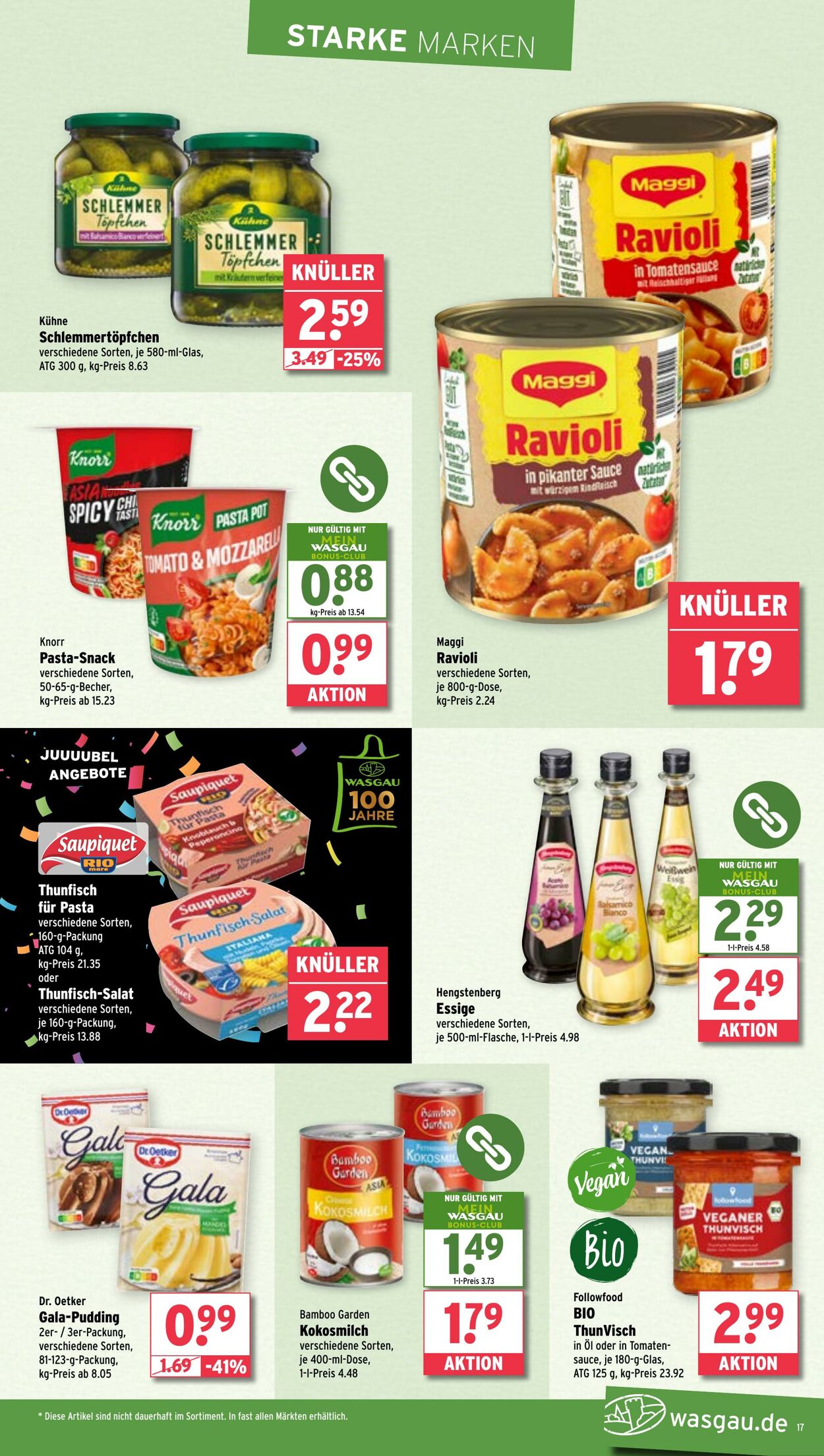 Prospekt Wasgau 23.06.2025 - 28.06.2025