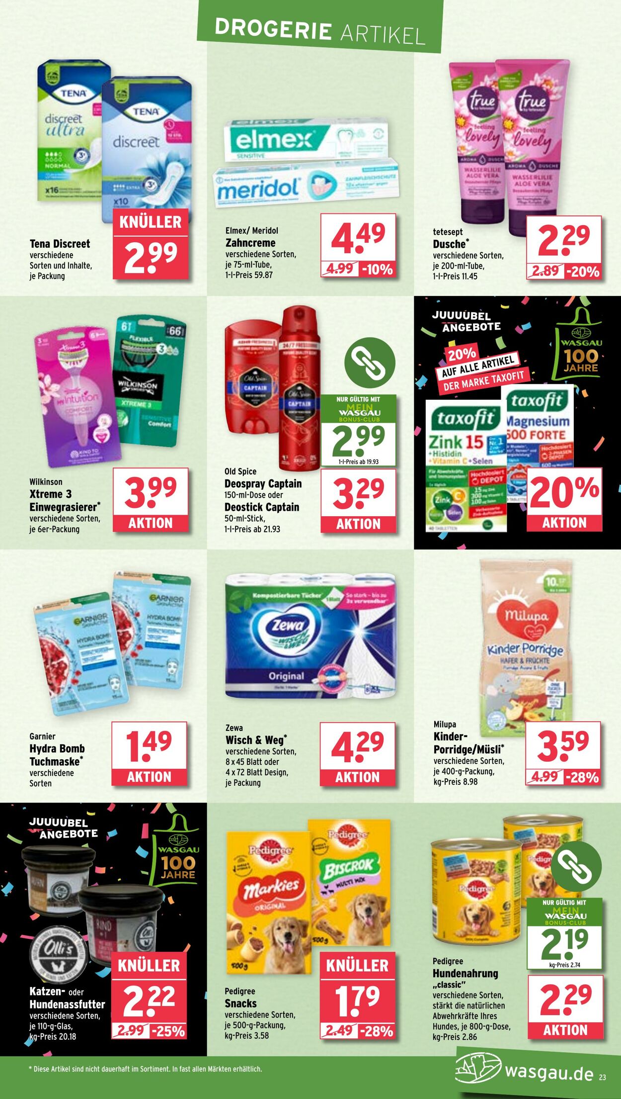 Prospekt Wasgau 23.06.2025 - 28.06.2025