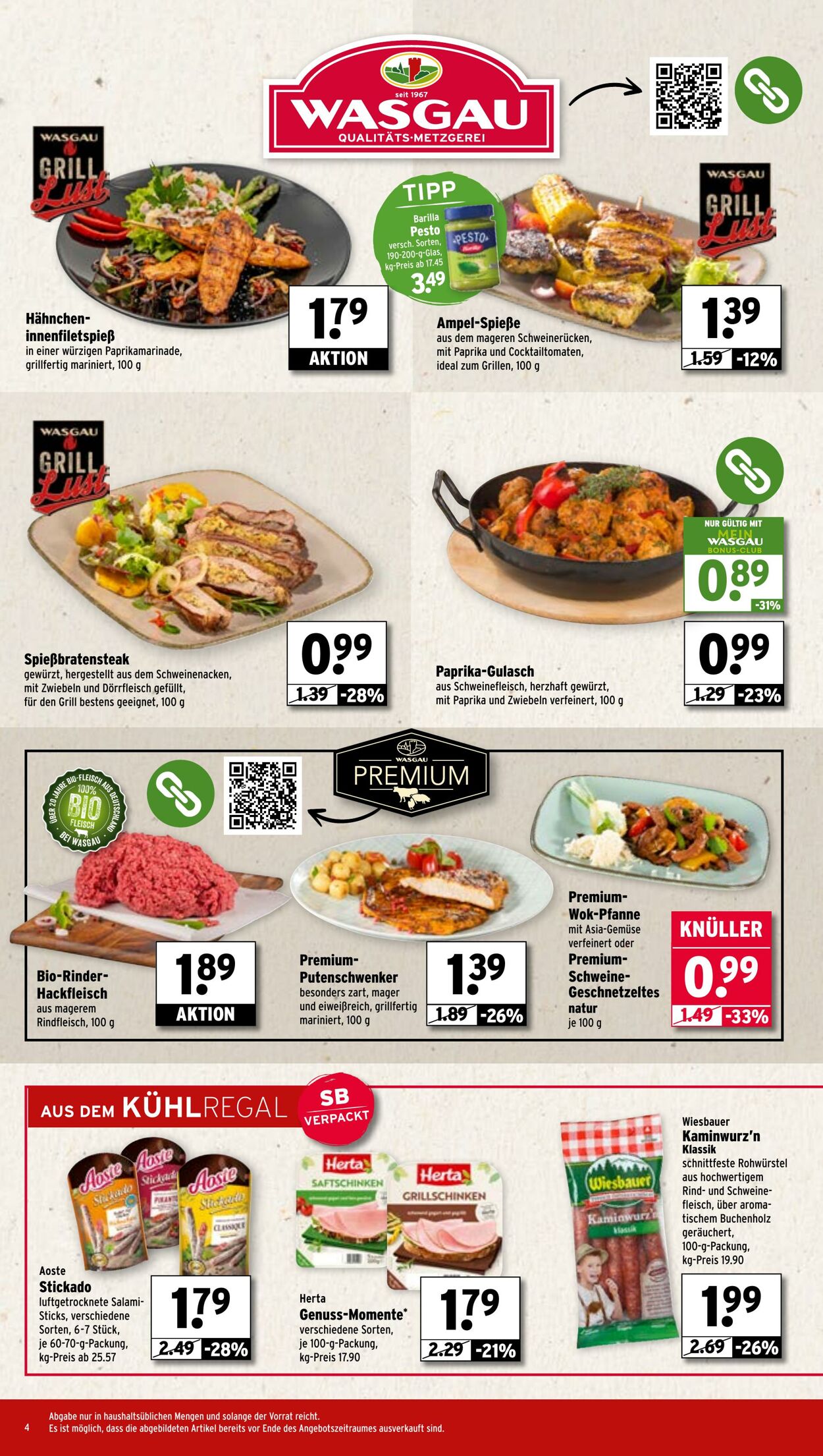 Prospekt Wasgau 30.06.2025 - 05.07.2025