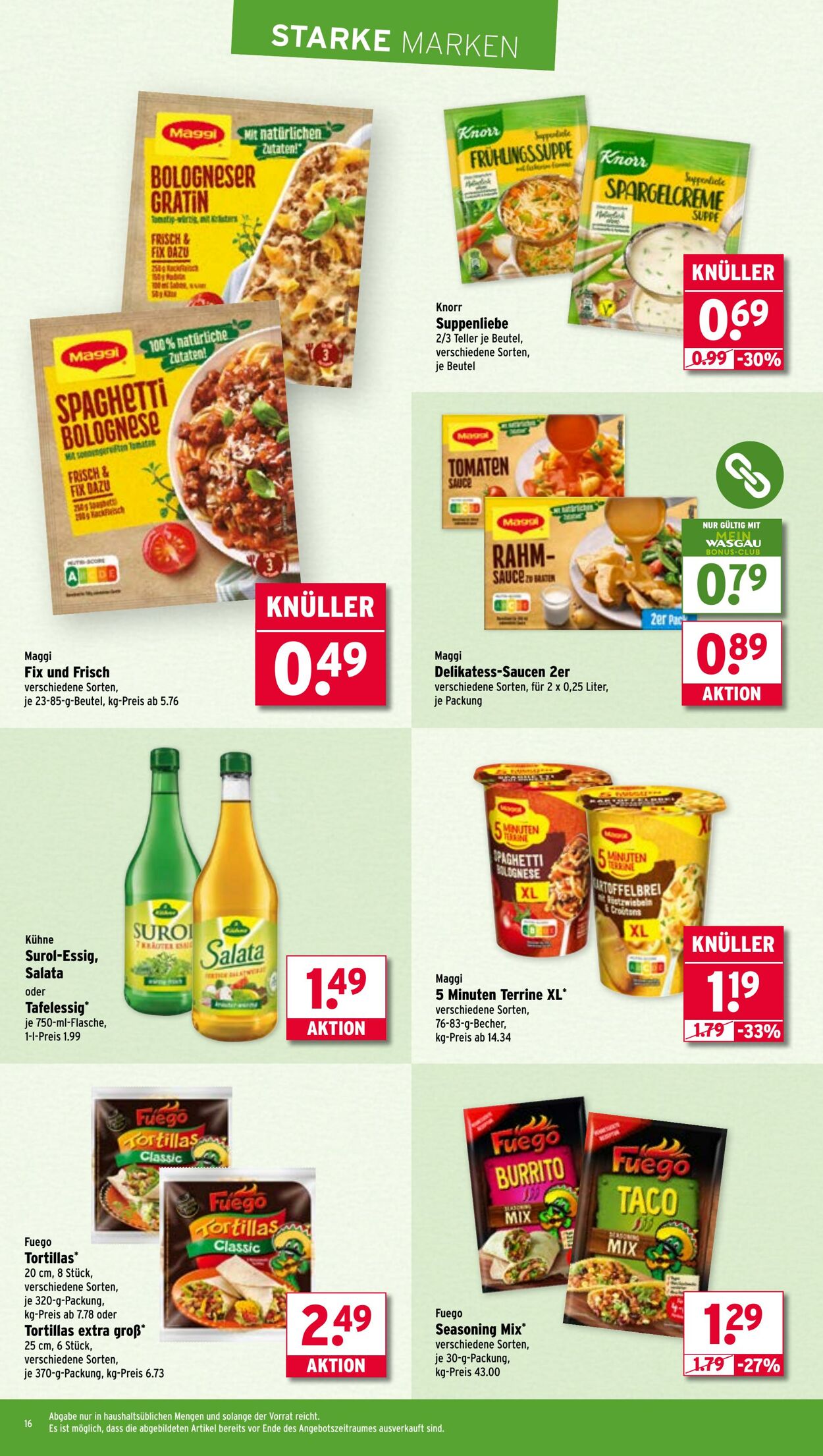 Prospekt Wasgau 30.06.2025 - 05.07.2025