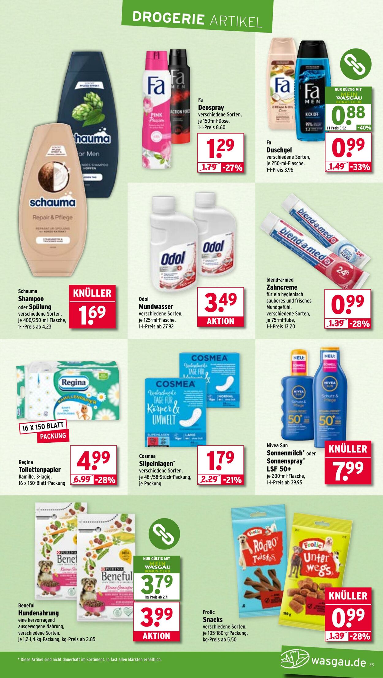 Prospekt Wasgau 30.06.2025 - 05.07.2025