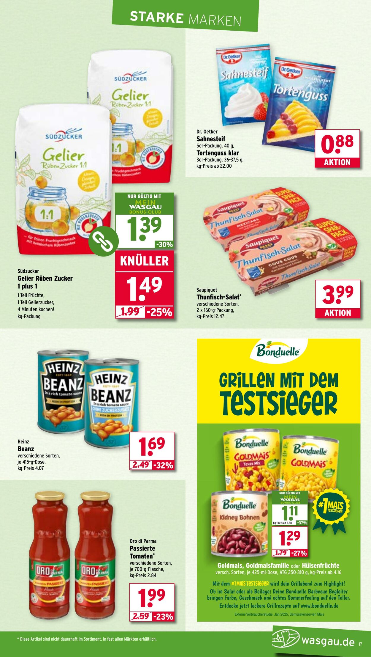 Prospekt Wasgau 07.07.2025 - 12.07.2025