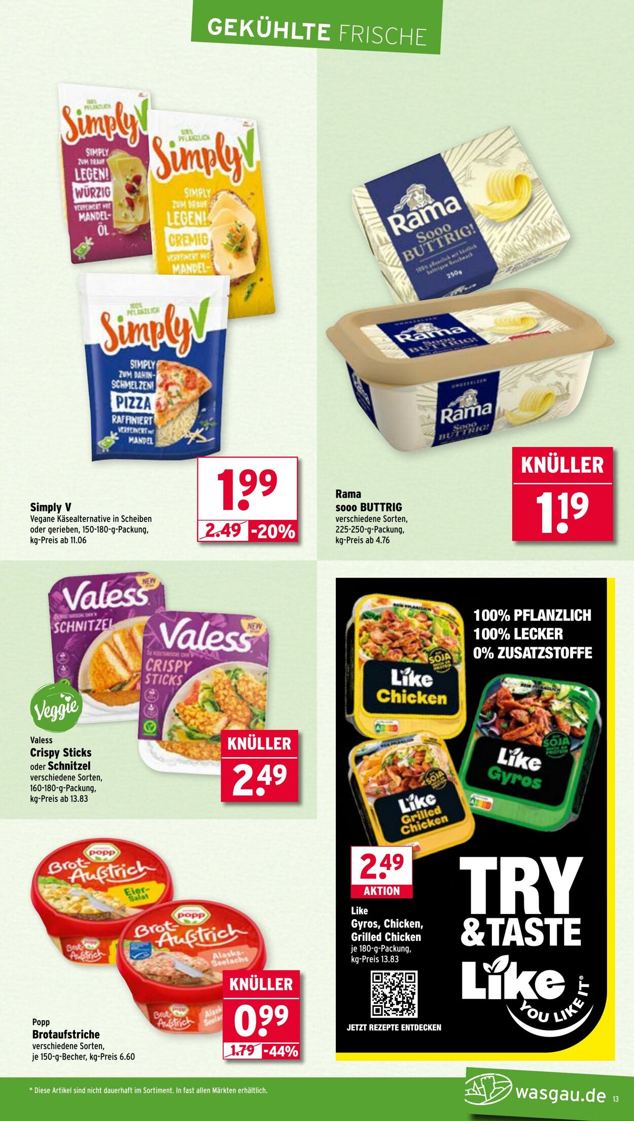 Prospekt Wasgau 07.07.2025 - 12.07.2025
