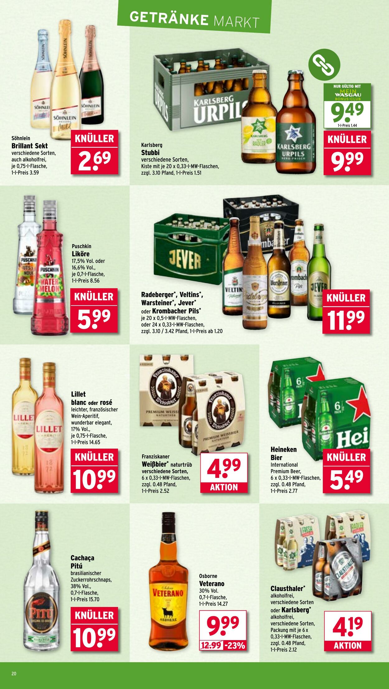 Prospekt Wasgau 07.07.2025 - 12.07.2025