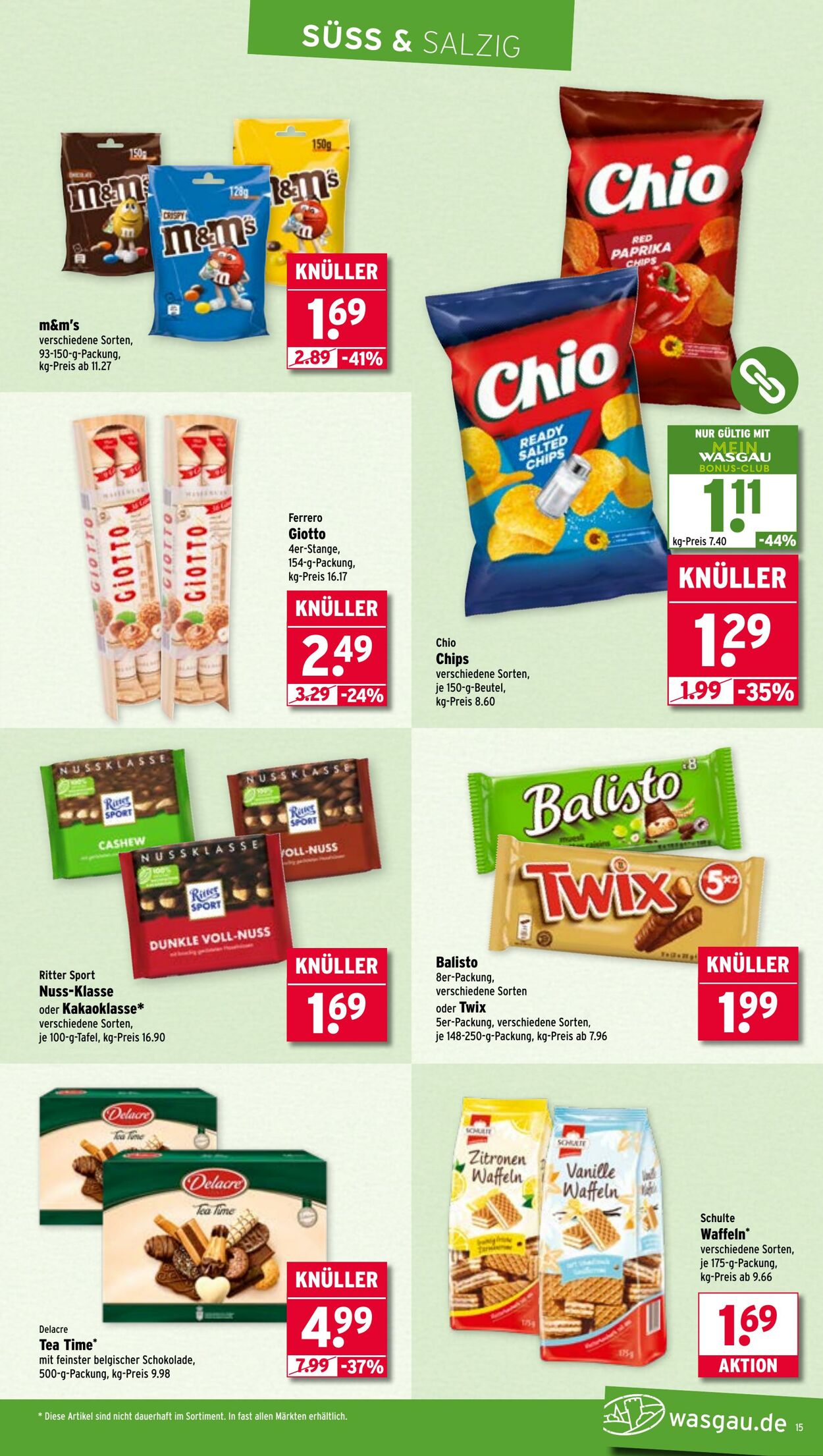 Prospekt Wasgau 07.07.2025 - 12.07.2025