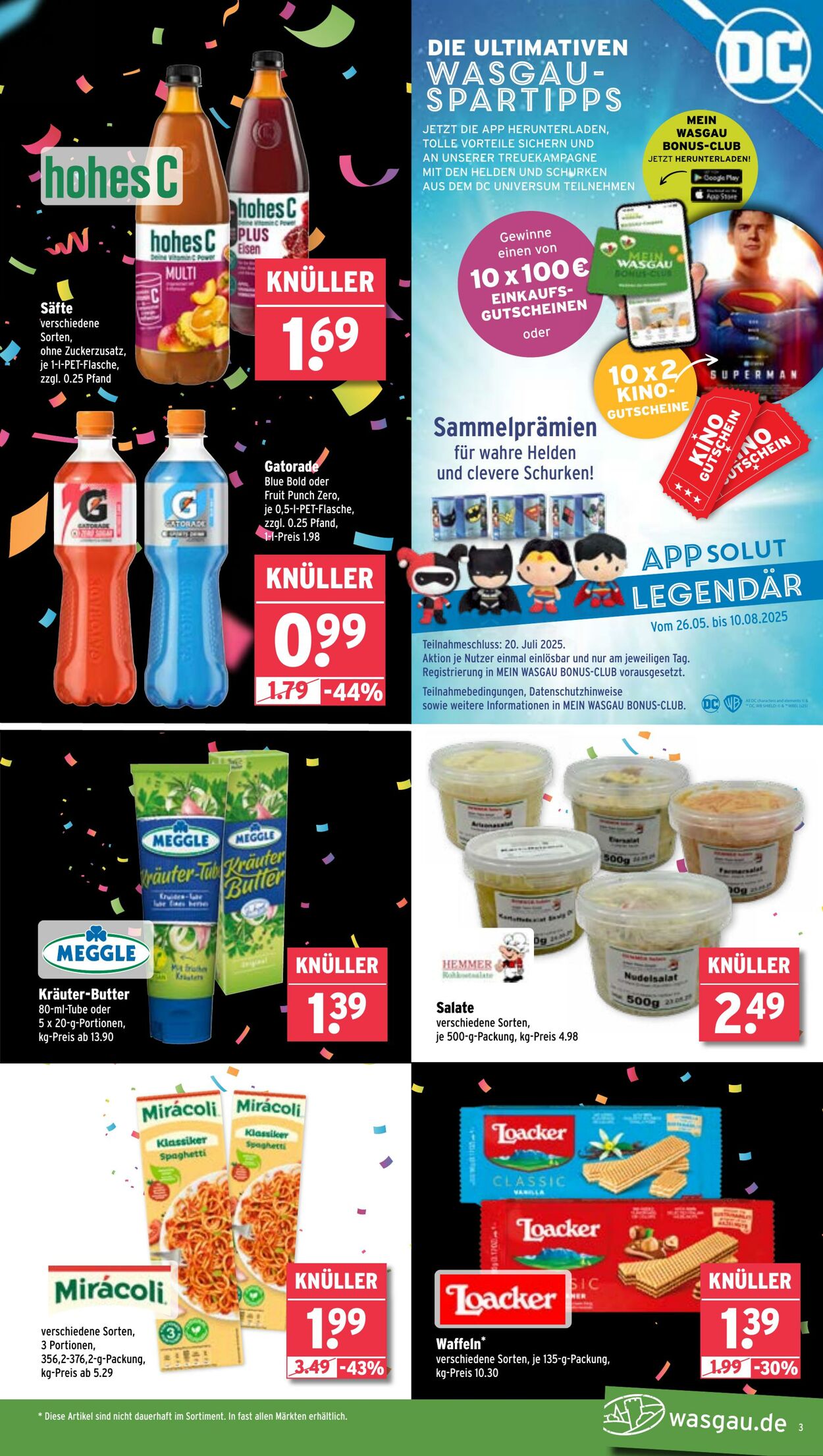 Prospekt Wasgau 14.07.2025 - 19.07.2025