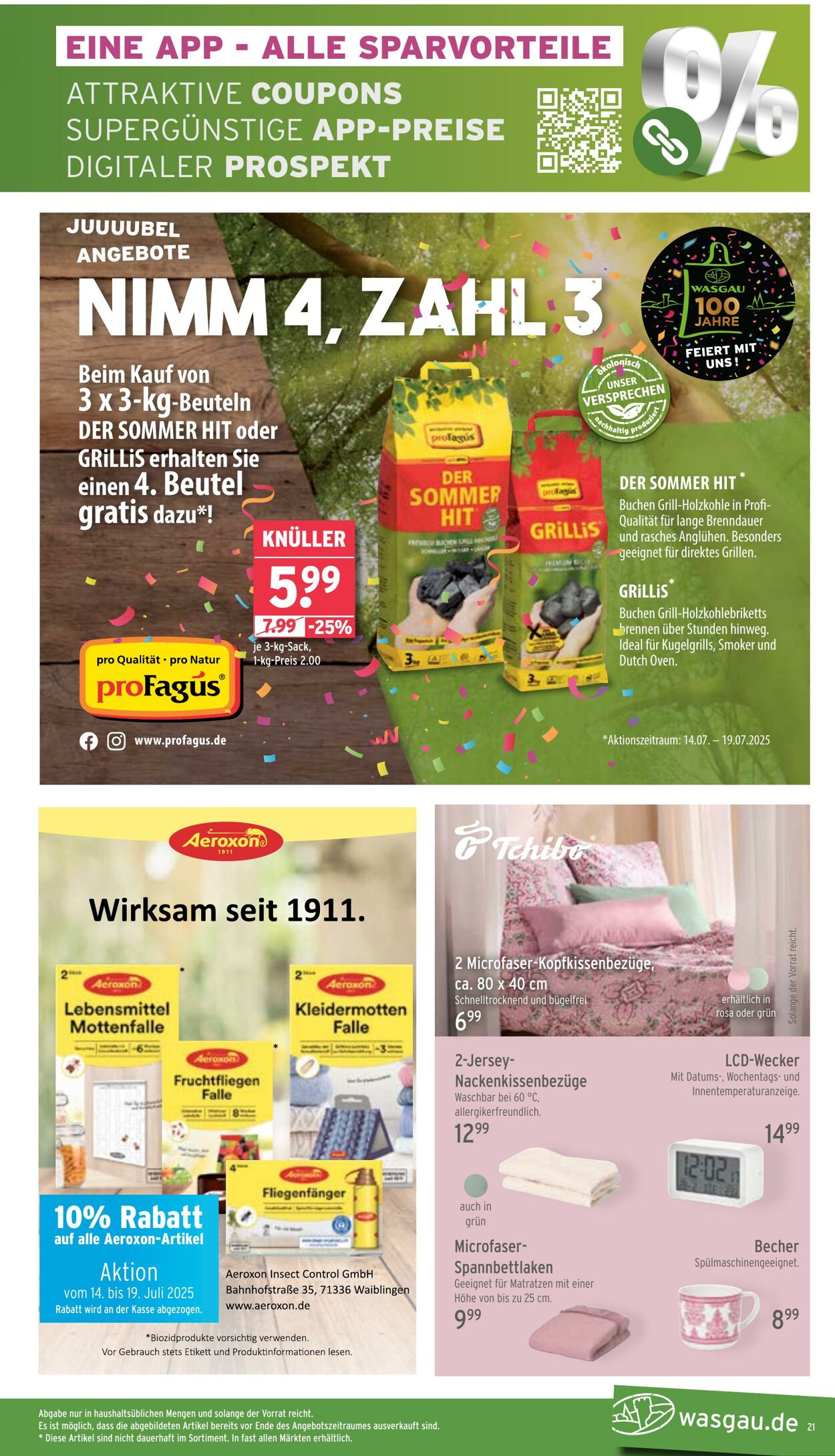 Prospekt Wasgau 14.07.2025 - 19.07.2025