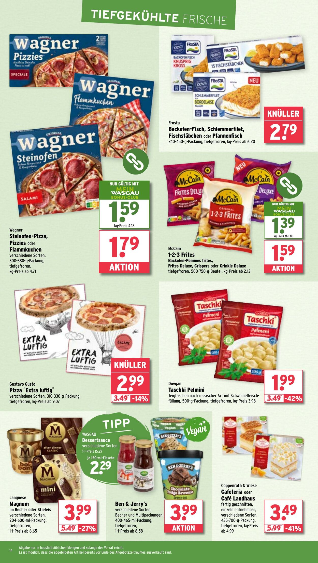 Prospekt Wasgau 14.07.2025 - 19.07.2025