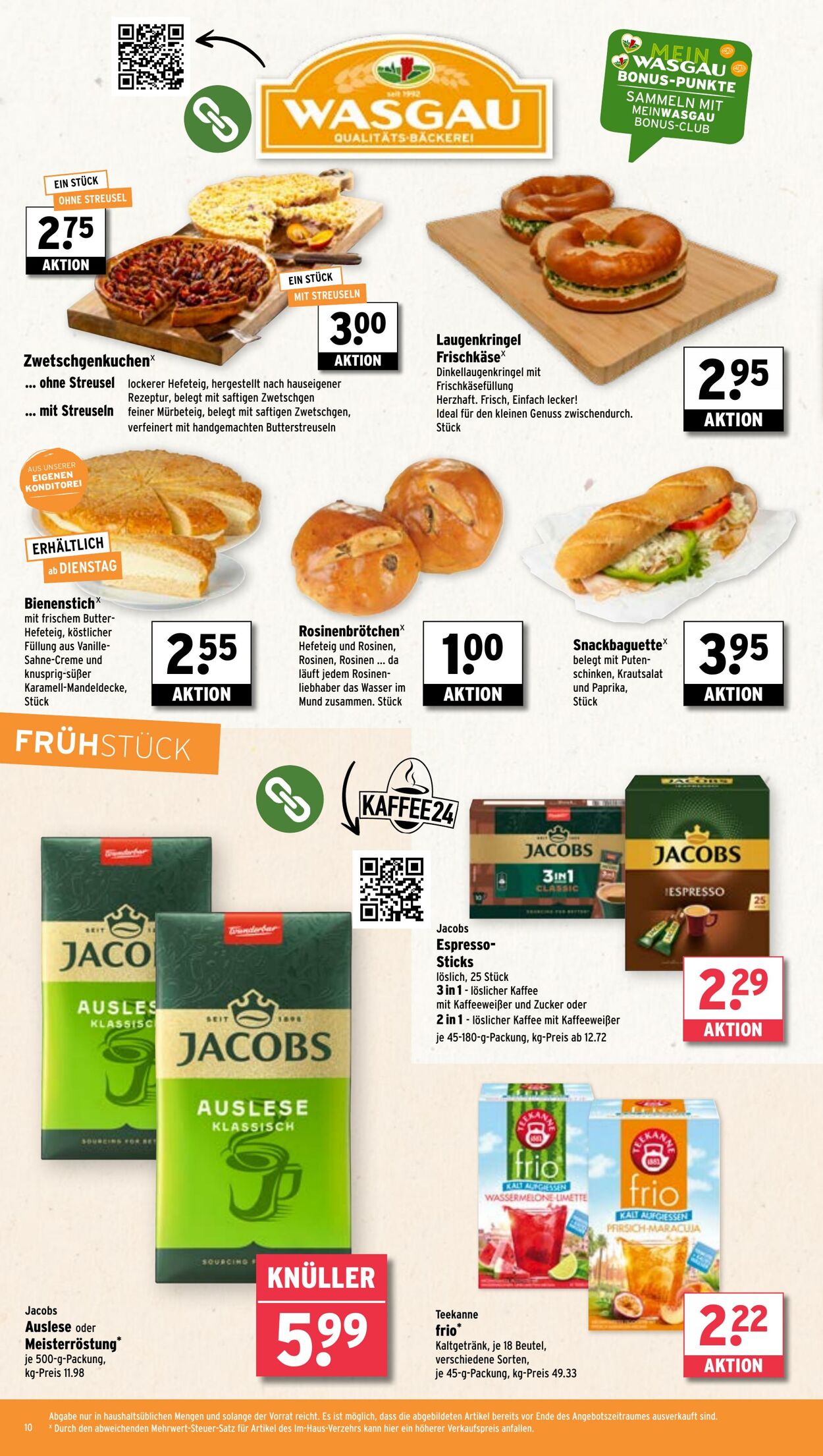 Prospekt Wasgau 14.07.2025 - 19.07.2025
