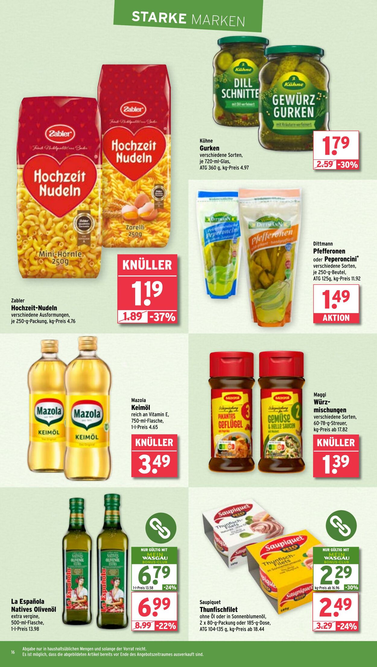 Prospekt Wasgau 14.07.2025 - 19.07.2025