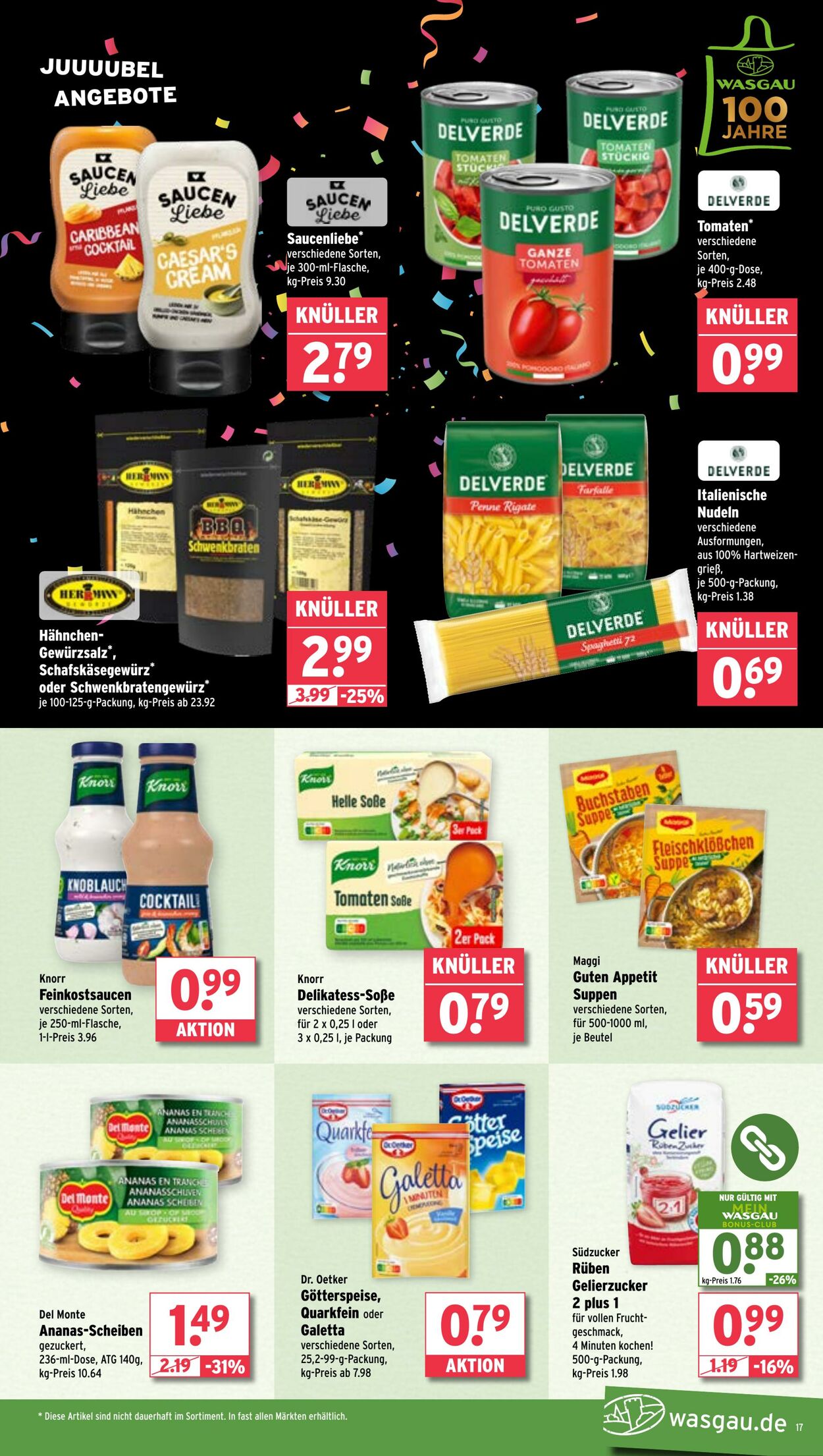 Prospekt Wasgau 14.07.2025 - 19.07.2025