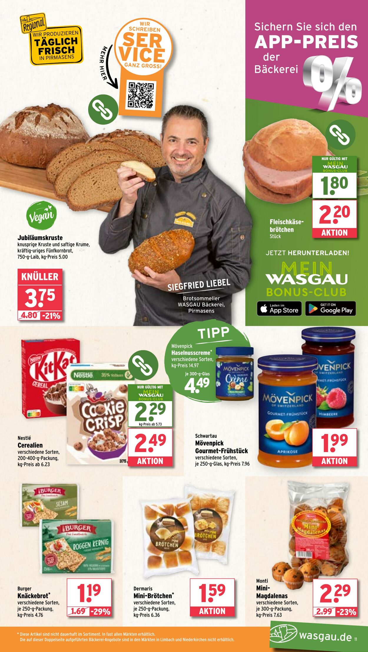 Prospekt Wasgau 14.07.2025 - 19.07.2025