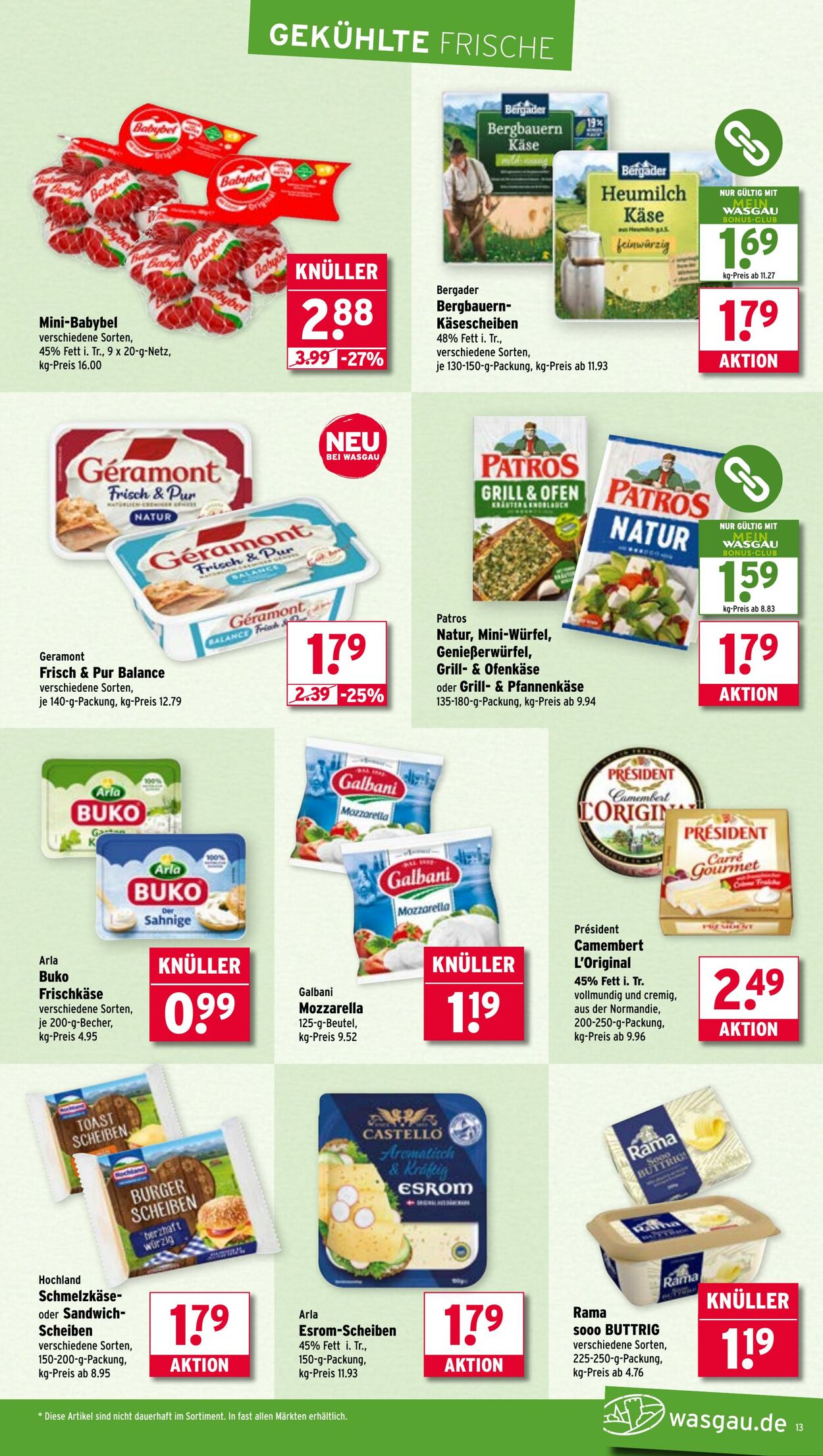 Prospekt Wasgau 04.08.2025 - 09.08.2025