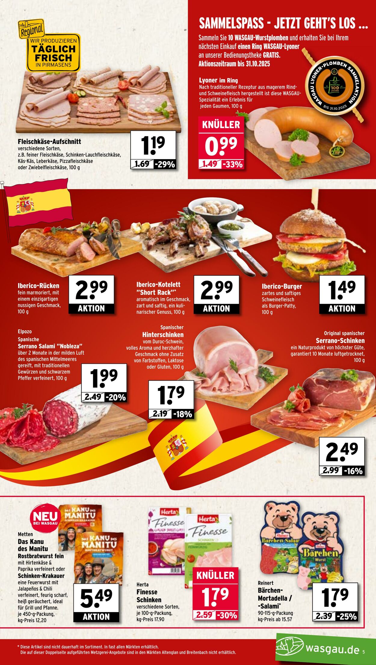 Prospekt Wasgau 04.08.2025 - 09.08.2025