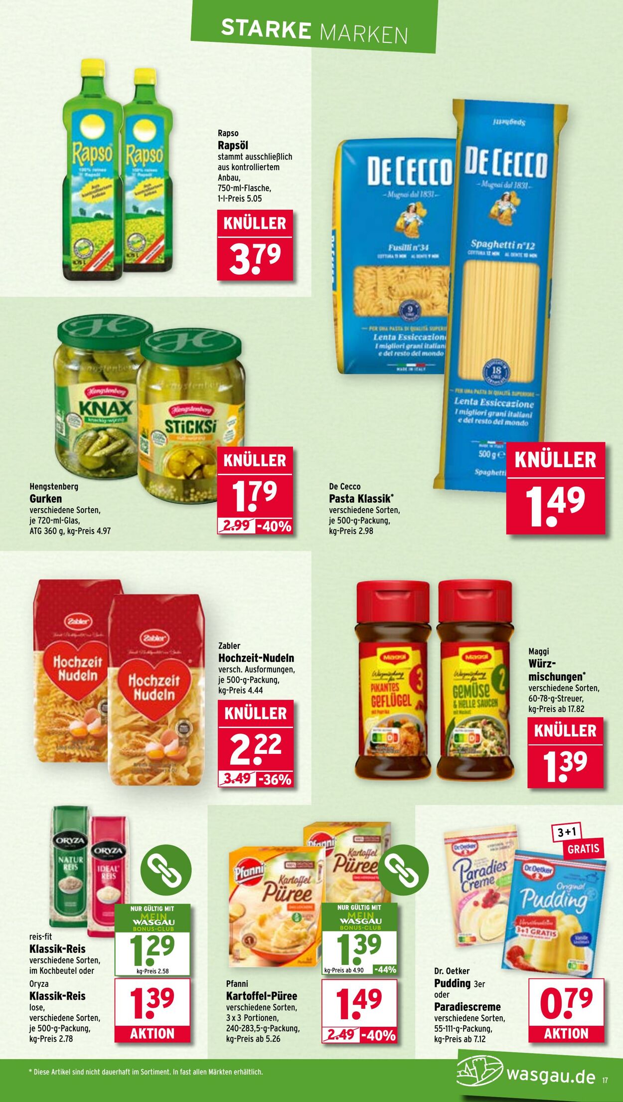 Prospekt Wasgau 04.08.2025 - 09.08.2025