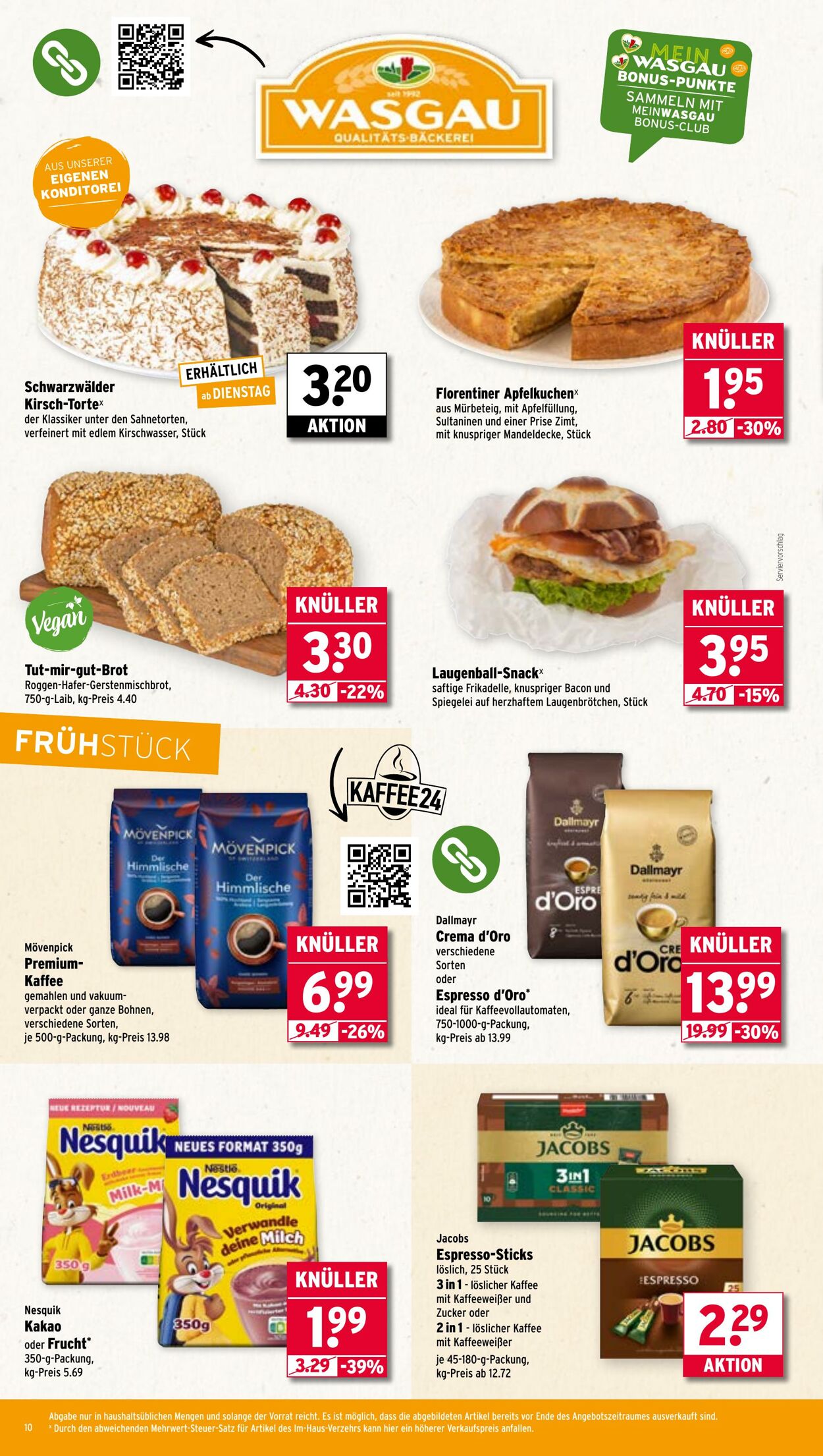 Prospekt Wasgau 04.08.2025 - 09.08.2025