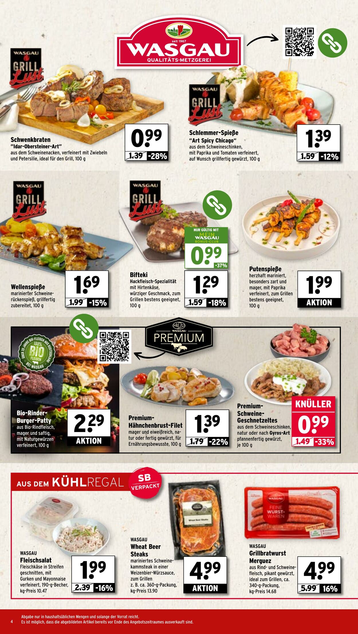 Prospekt Wasgau 04.08.2025 - 09.08.2025