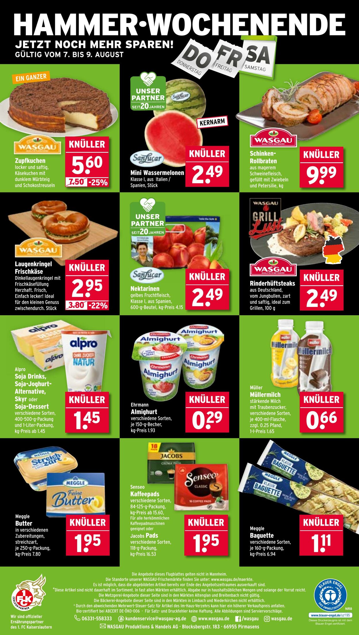 Prospekt Wasgau 04.08.2025 - 09.08.2025