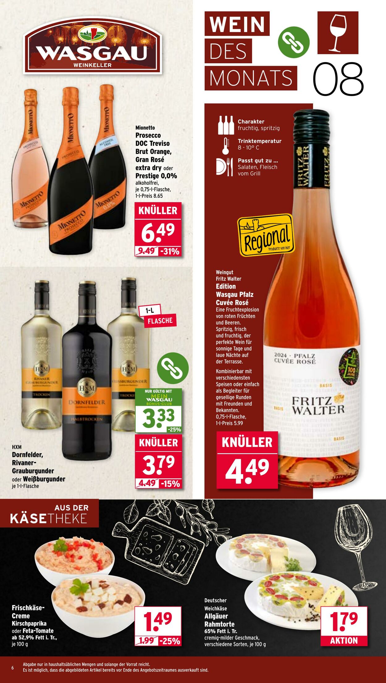 Prospekt Wasgau 04.08.2025 - 09.08.2025