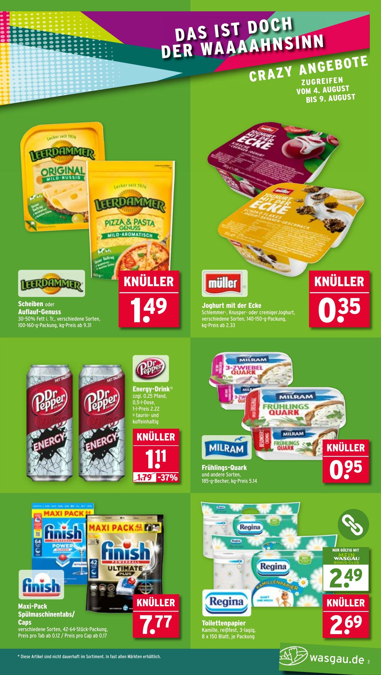 Prospekt Wasgau 04.08.2025 - 09.08.2025
