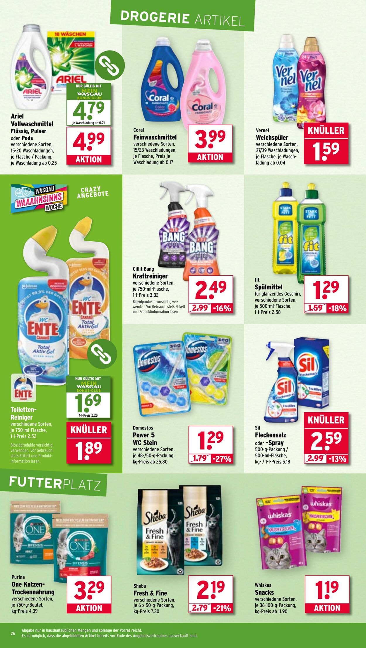 Prospekt Wasgau 04.08.2025 - 09.08.2025