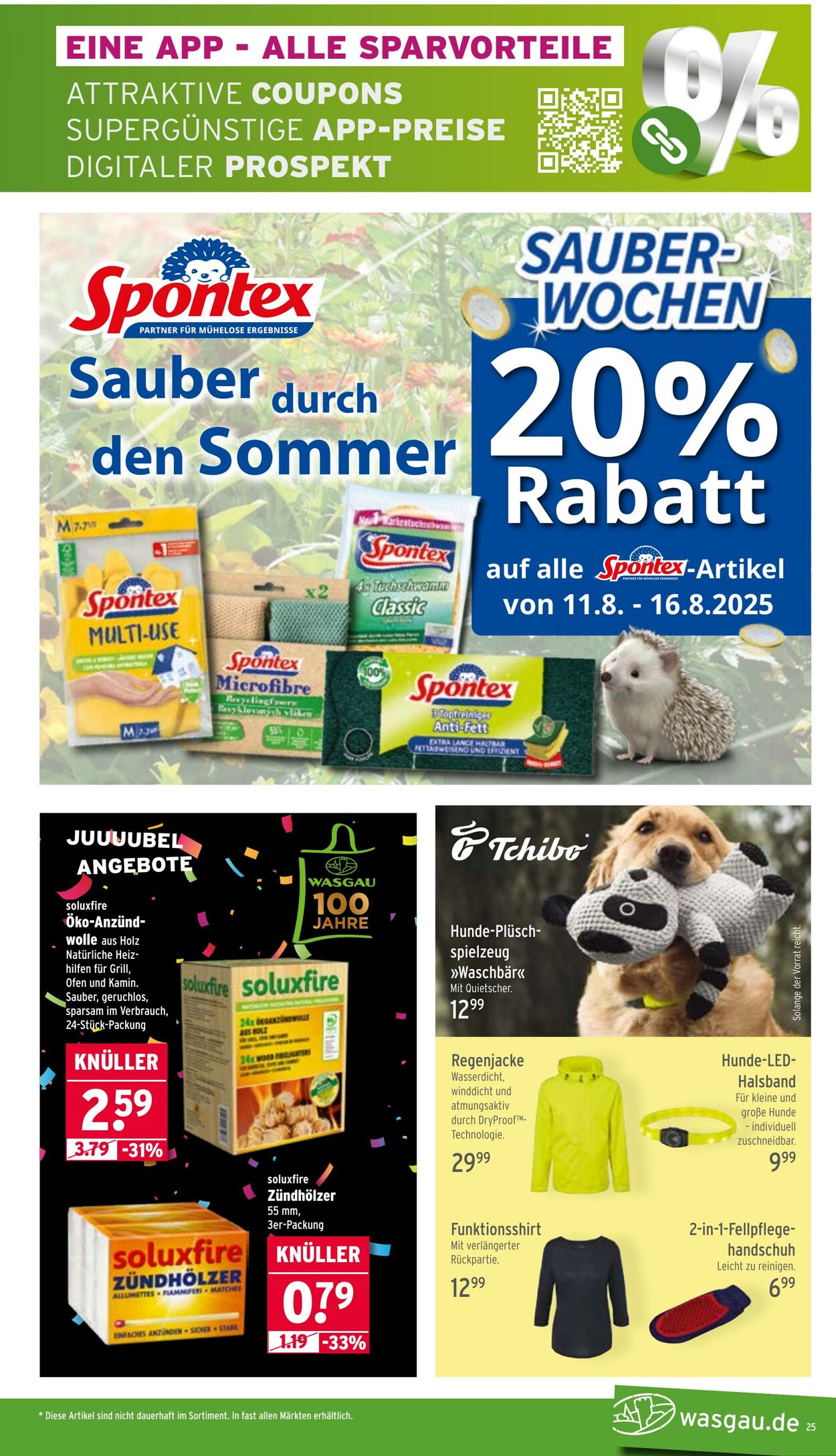 Prospekt Wasgau 11.08.2025 - 16.08.2025