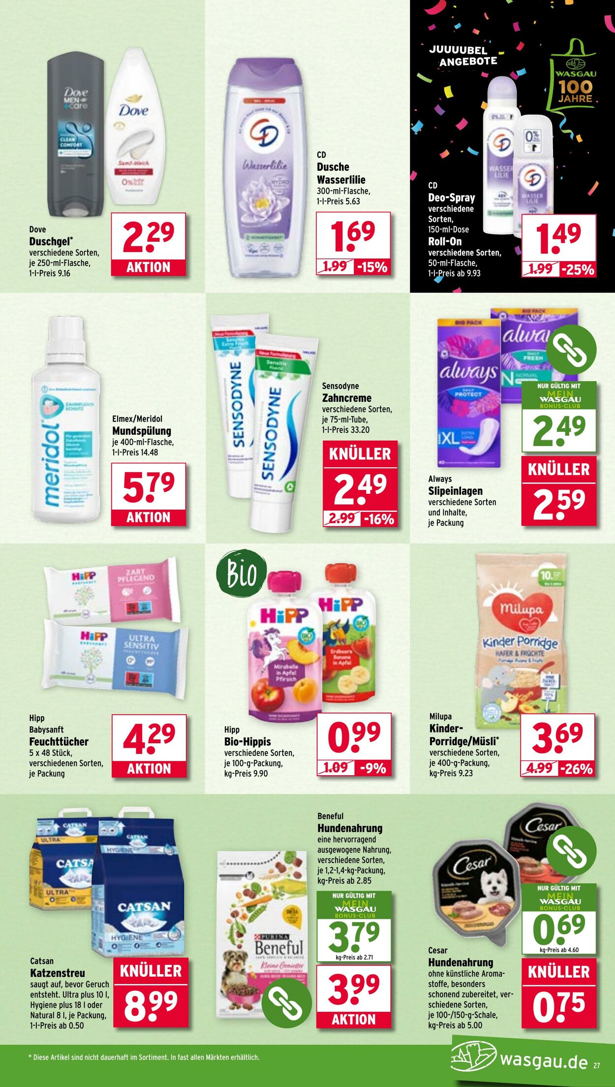 Prospekt Wasgau 11.08.2025 - 16.08.2025