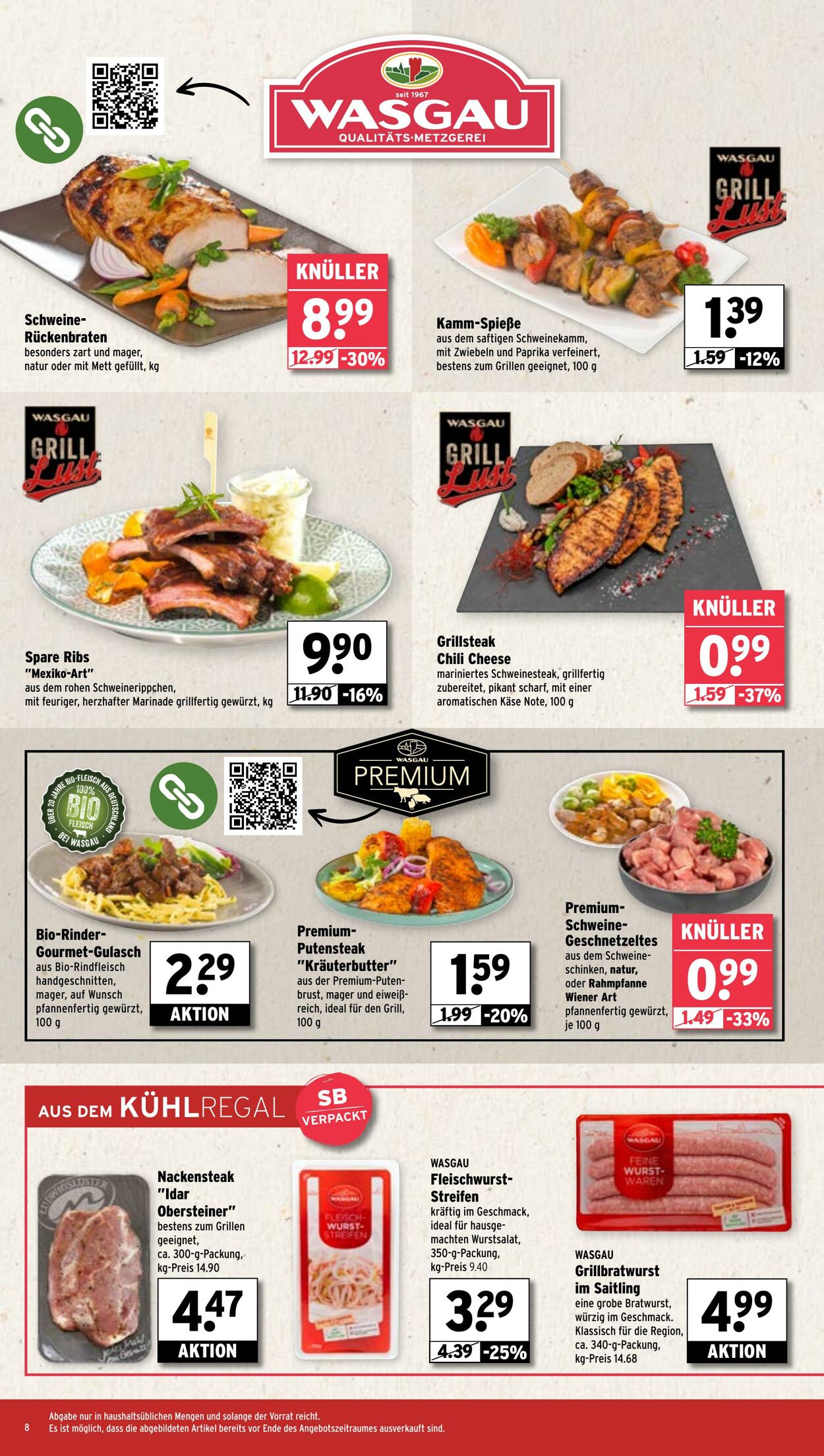 Prospekt Wasgau 18.08.2025 - 23.08.2025