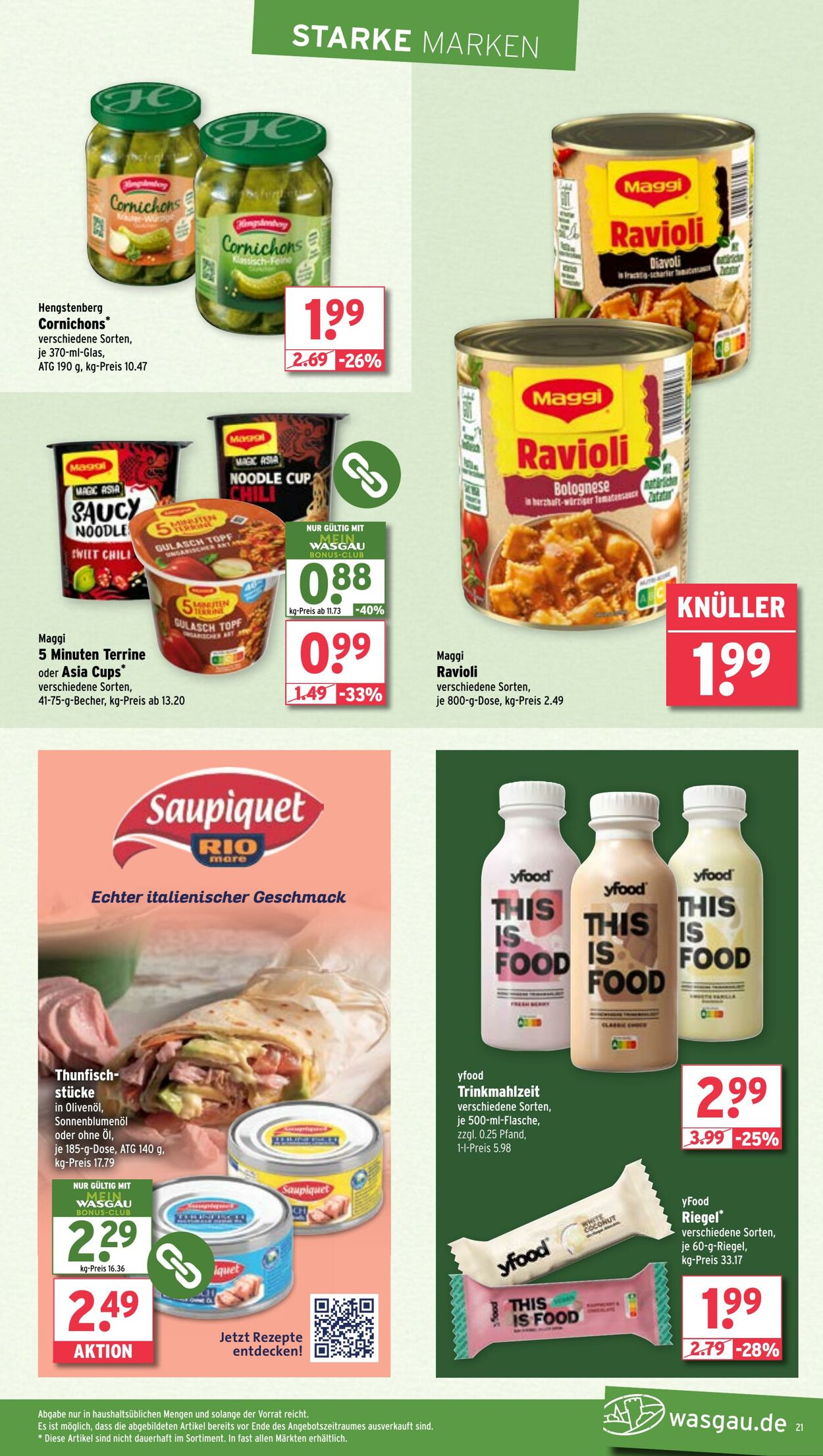 Prospekt Wasgau 18.08.2025 - 23.08.2025