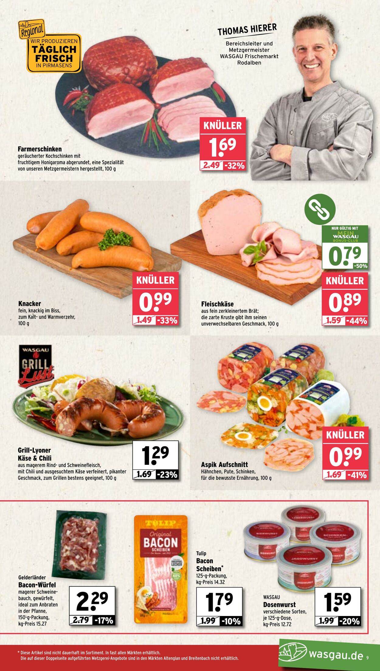 Prospekt Wasgau 18.08.2025 - 23.08.2025