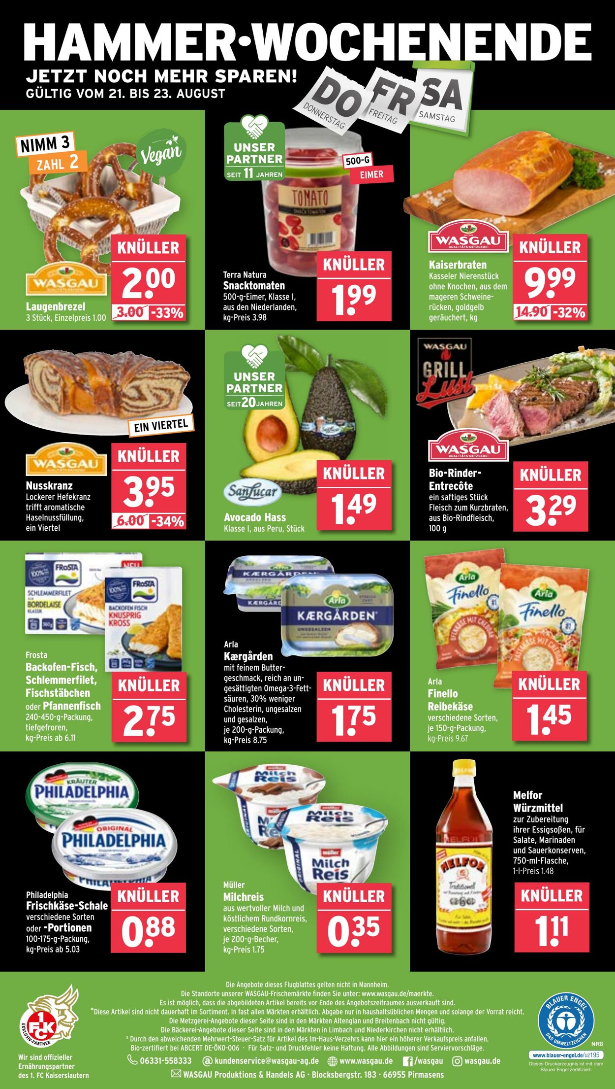 Prospekt Wasgau 18.08.2025 - 23.08.2025