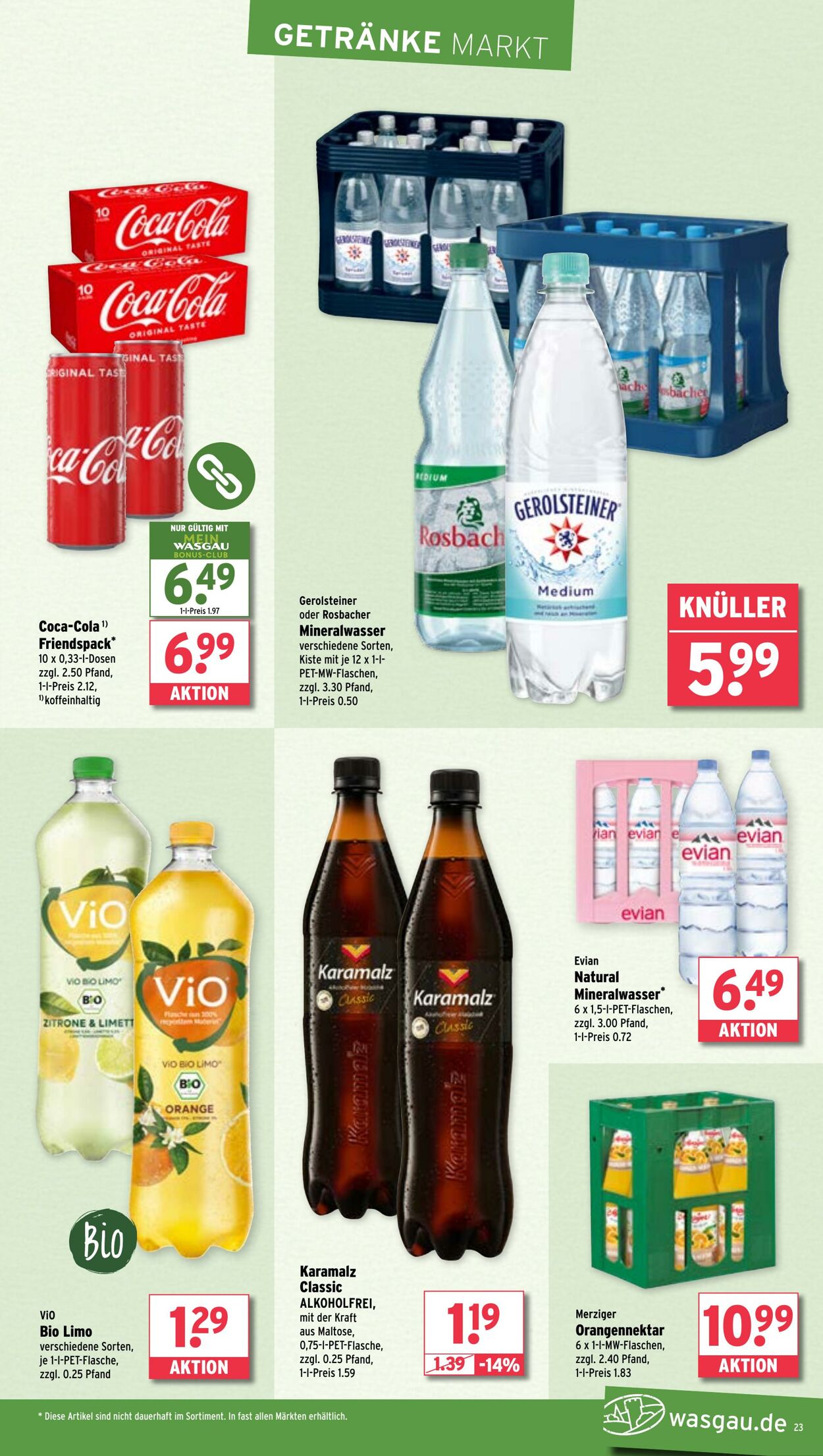 Prospekt Wasgau 18.08.2025 - 23.08.2025