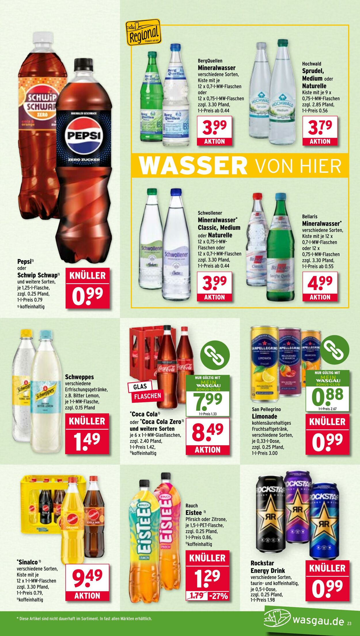 Prospekt Wasgau 01.09.2025 - 06.09.2025