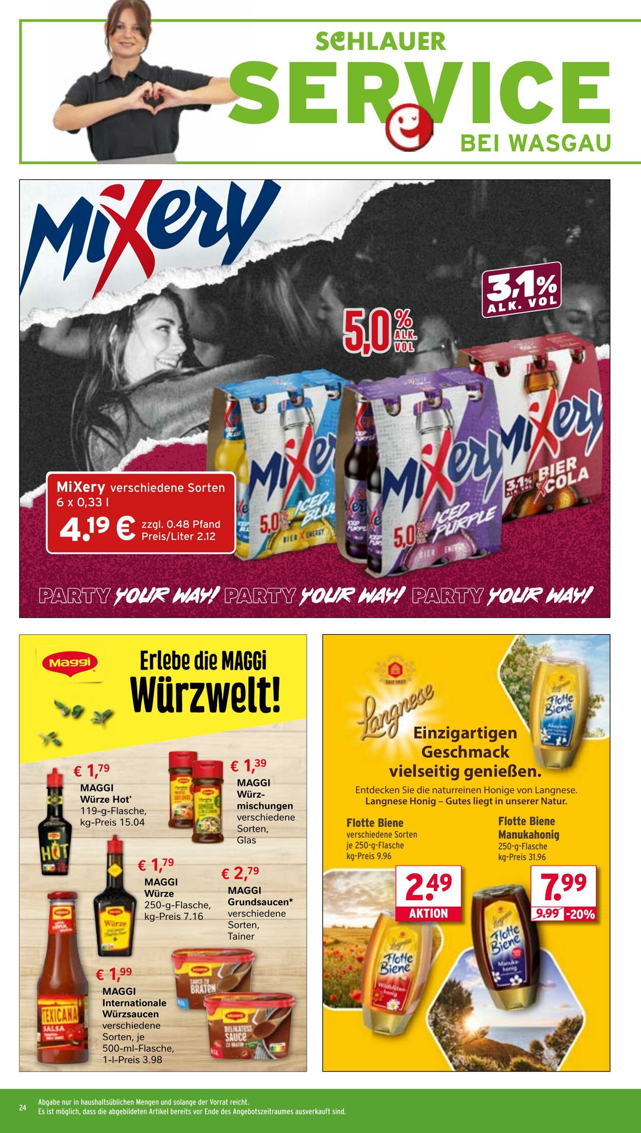 Prospekt Wasgau 01.09.2025 - 06.09.2025