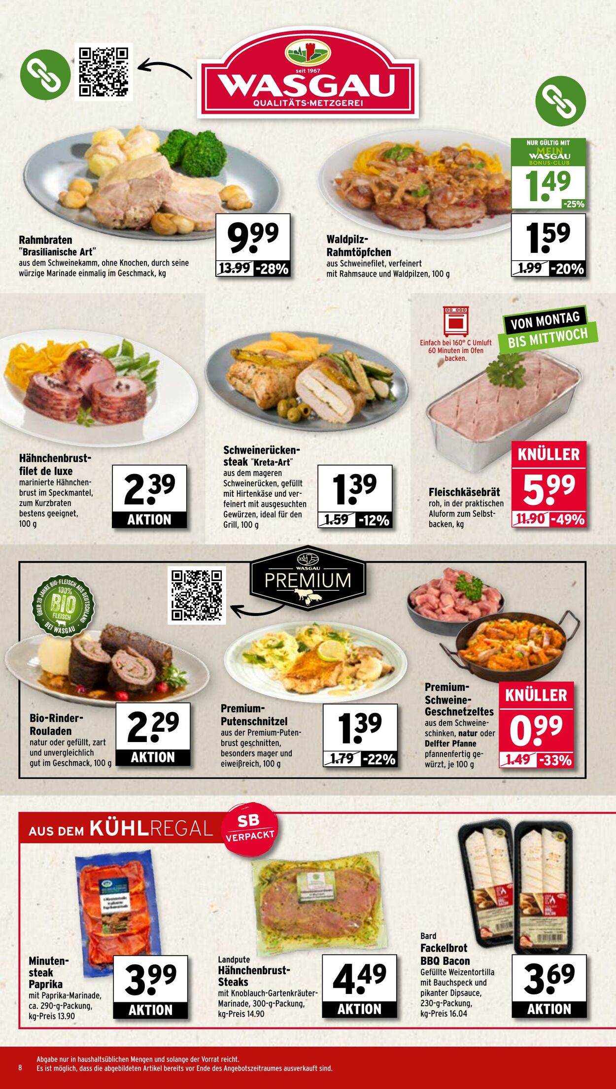 Prospekt Wasgau 01.09.2025 - 06.09.2025