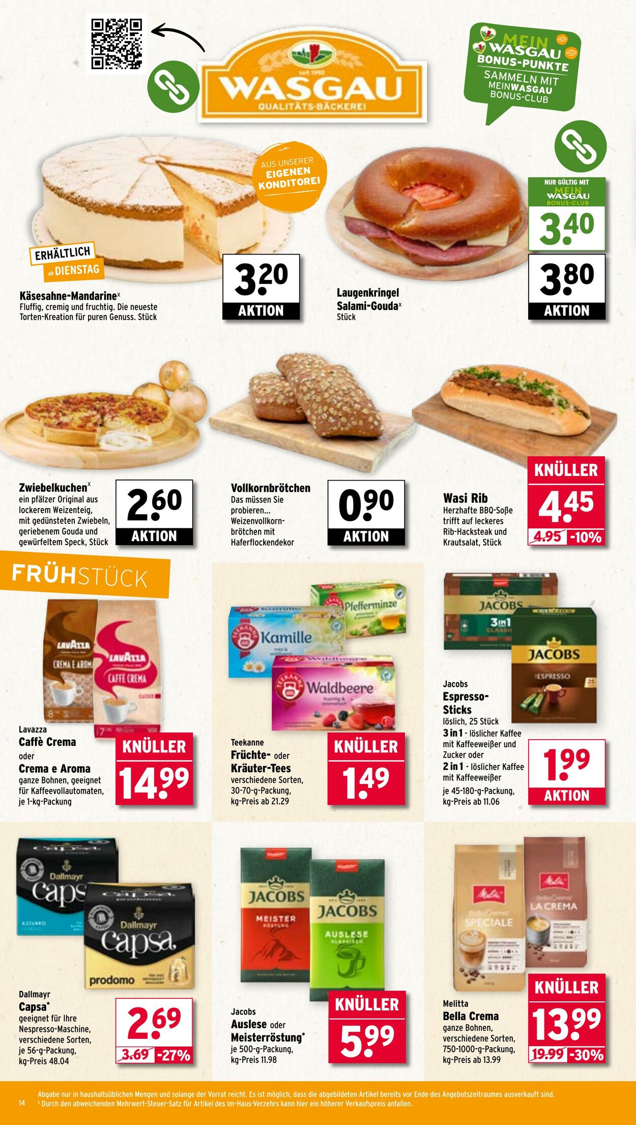 Prospekt Wasgau 01.09.2025 - 06.09.2025