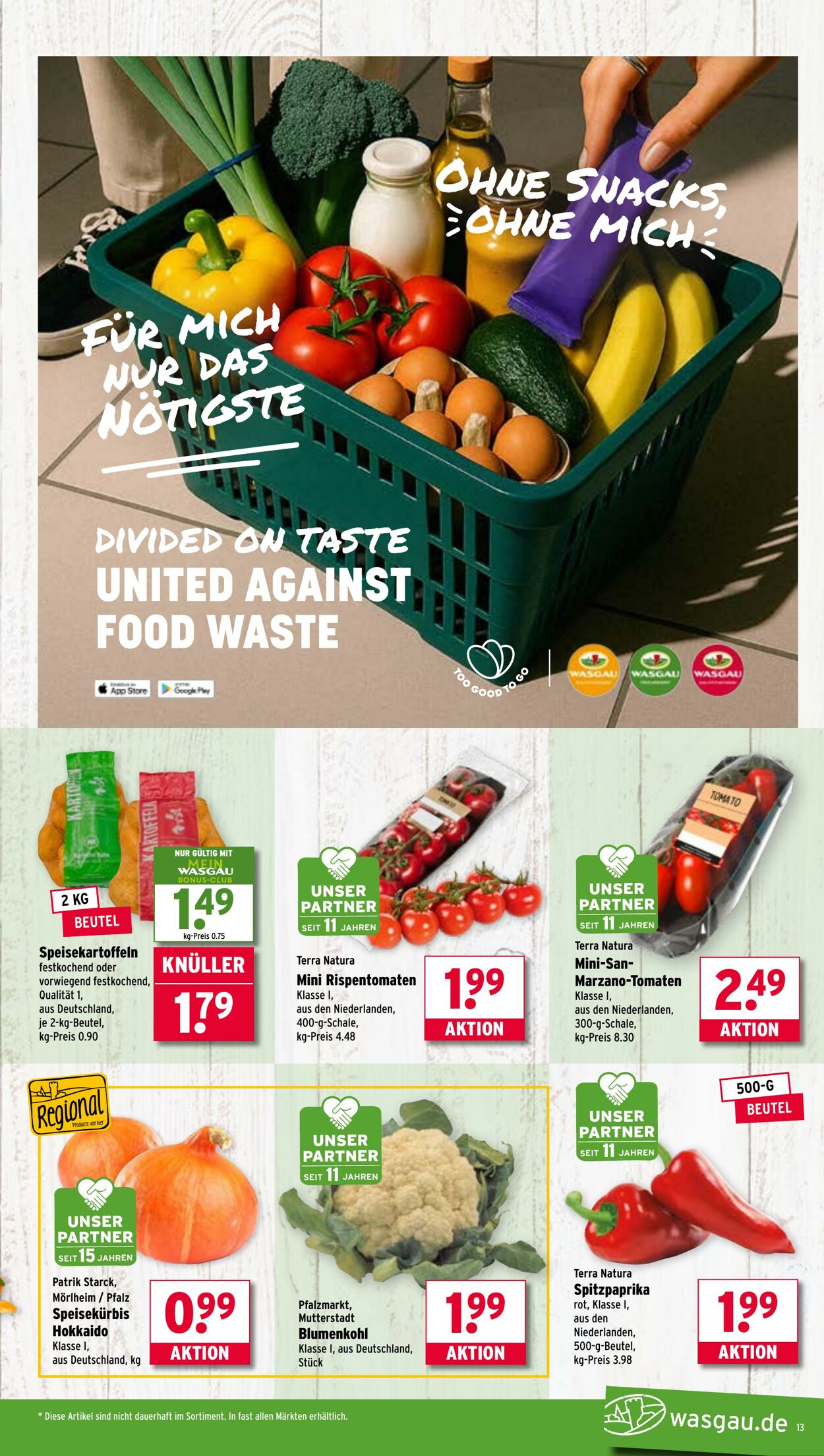 Prospekt Wasgau 01.09.2025 - 06.09.2025