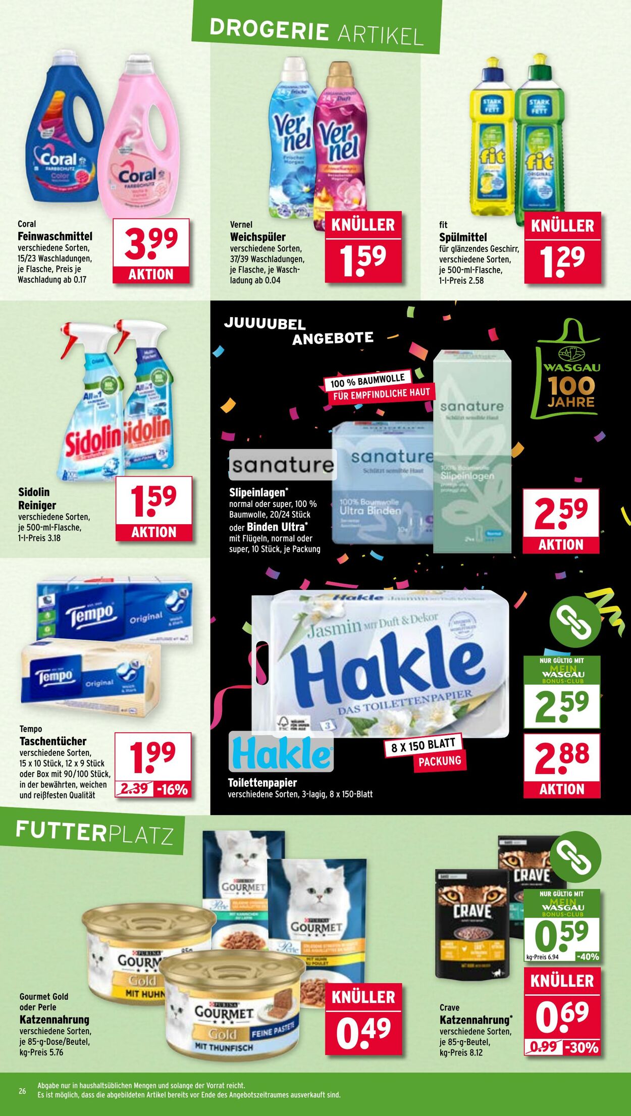 Prospekt Wasgau 08.09.2025 - 13.09.2025