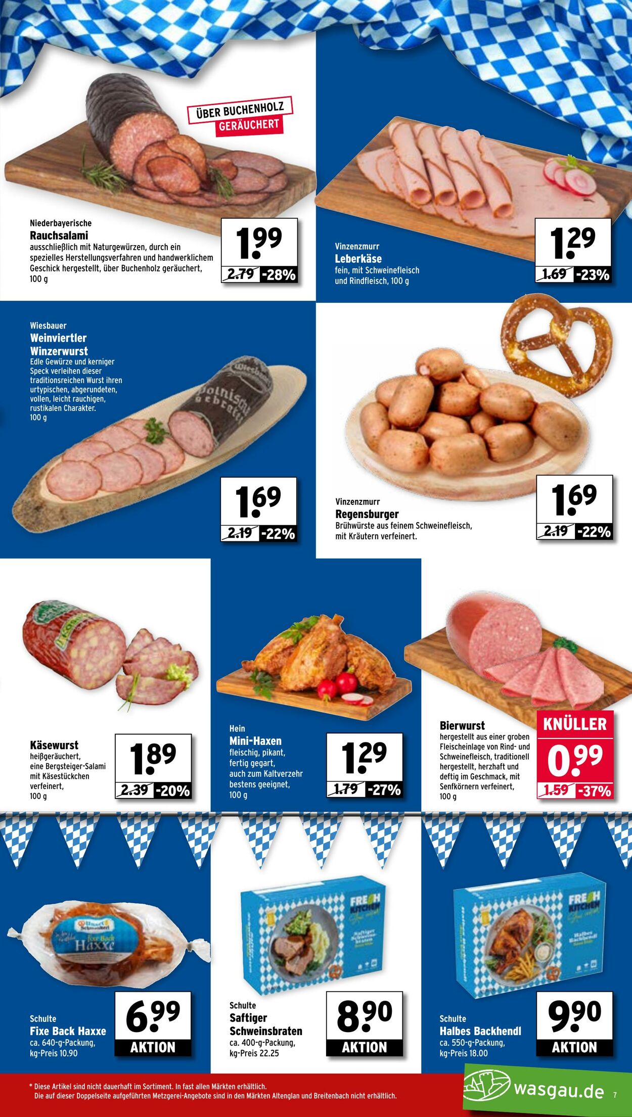 Prospekt Wasgau 08.09.2025 - 13.09.2025