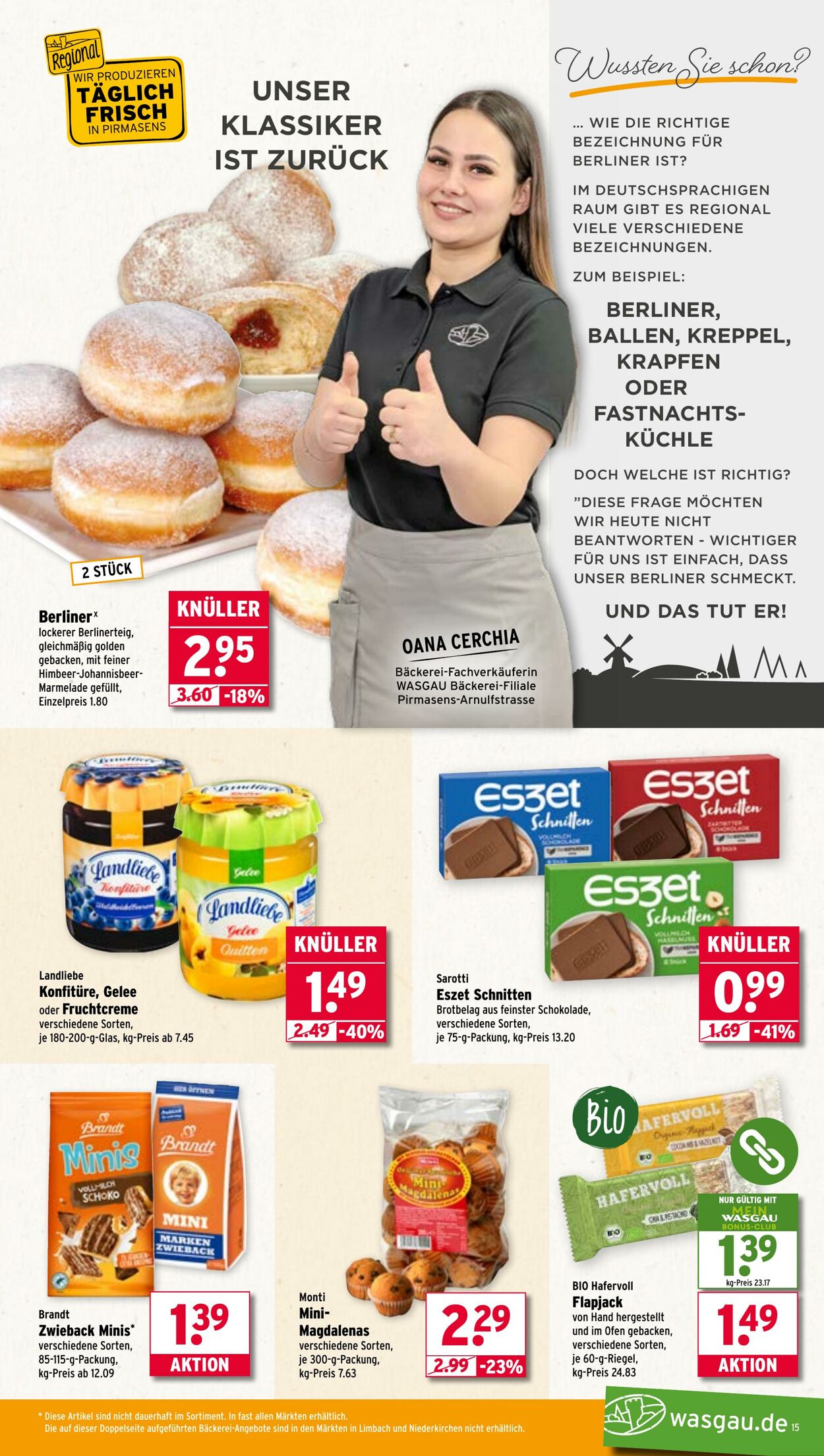 Prospekt Wasgau 08.09.2025 - 13.09.2025