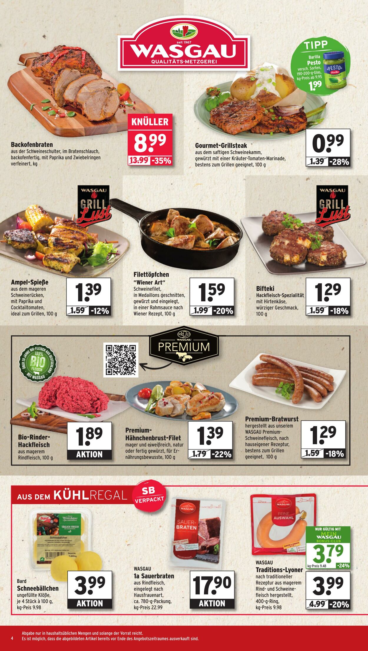 Prospekt Wasgau 15.09.2025 - 20.09.2025