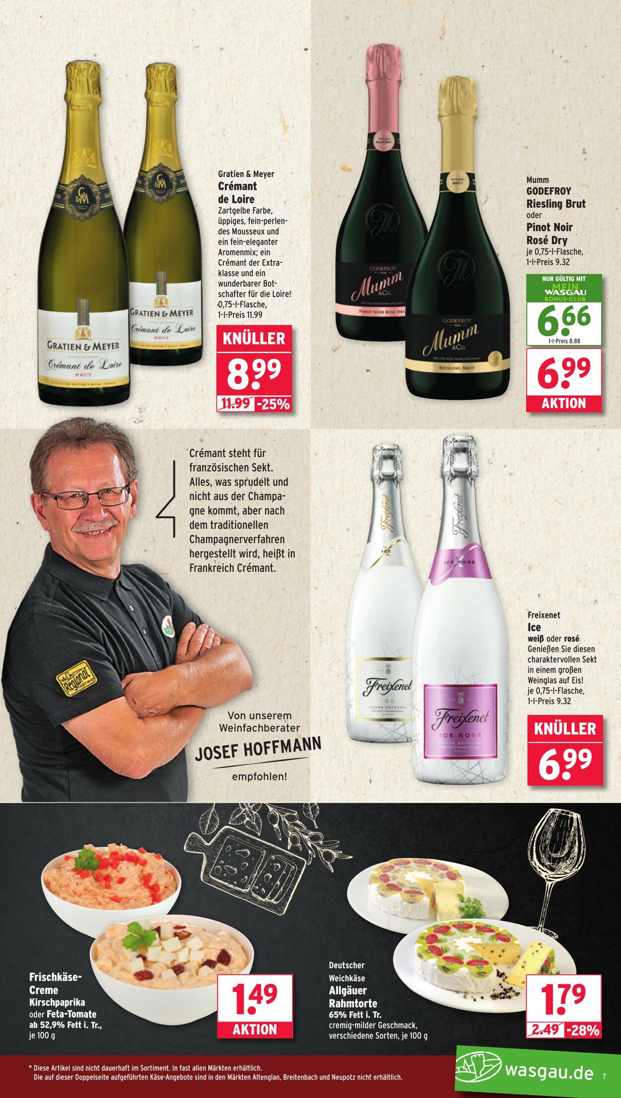 Prospekt Wasgau 15.09.2025 - 20.09.2025