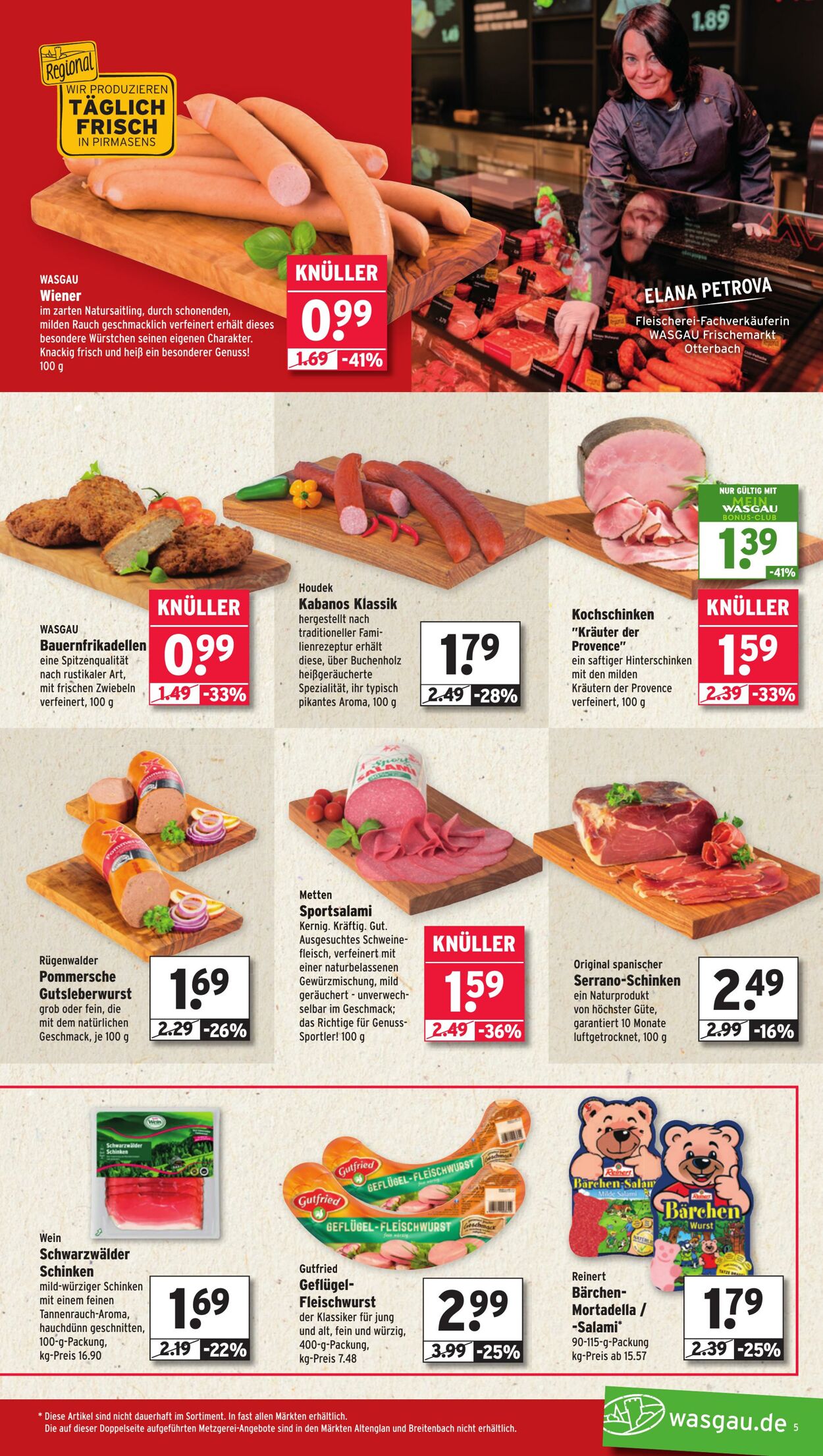 Prospekt Wasgau 15.09.2025 - 20.09.2025