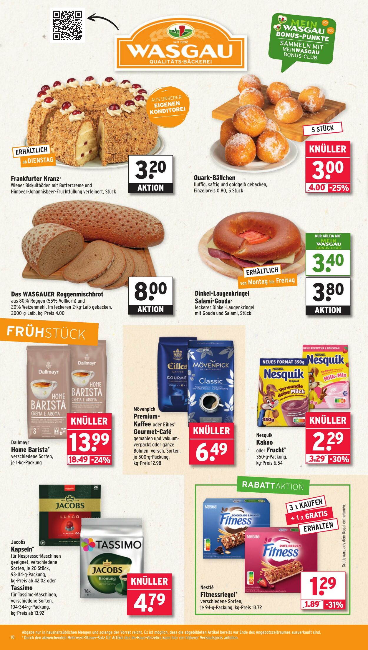 Prospekt Wasgau 15.09.2025 - 20.09.2025