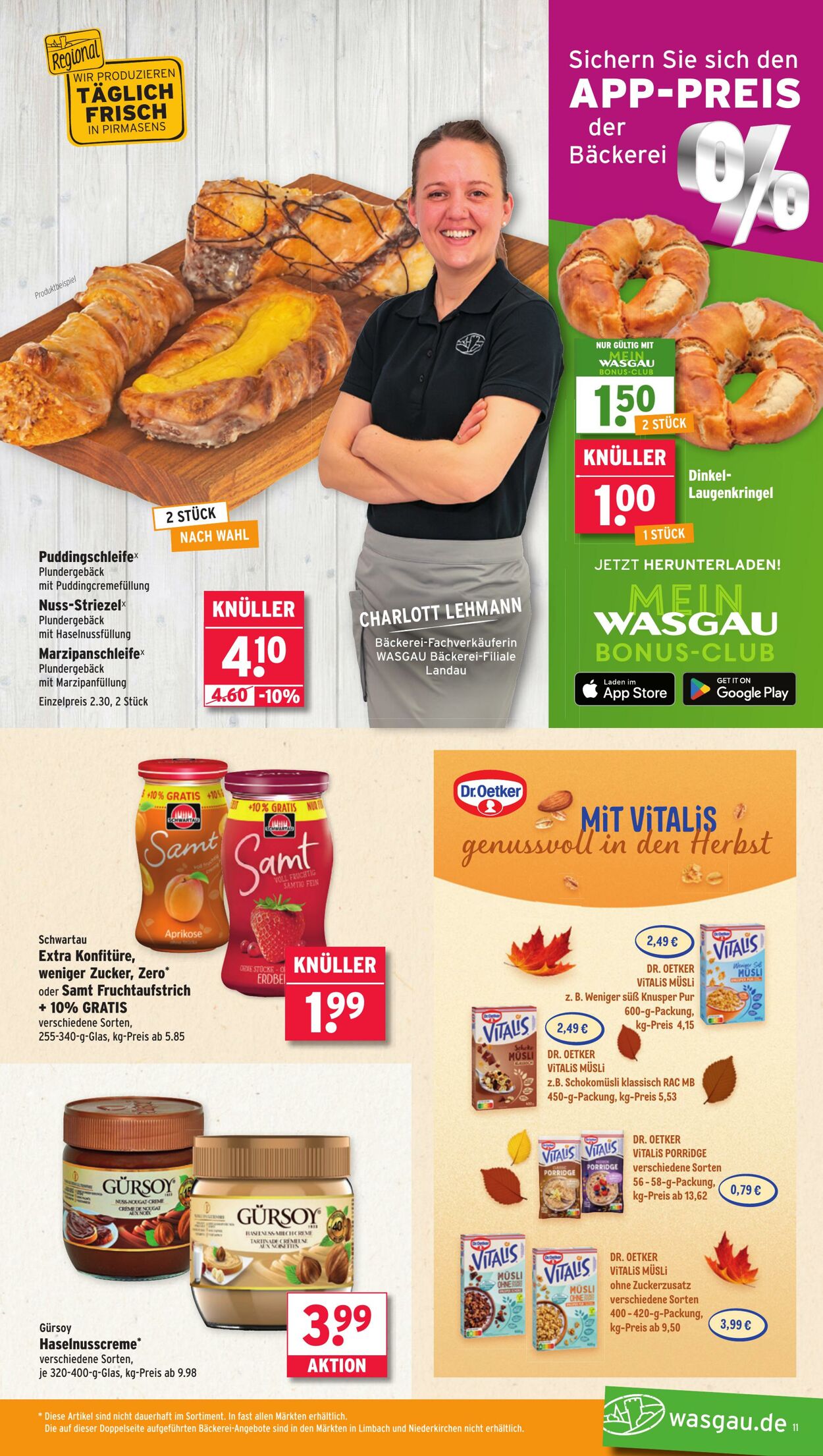 Prospekt Wasgau 15.09.2025 - 20.09.2025